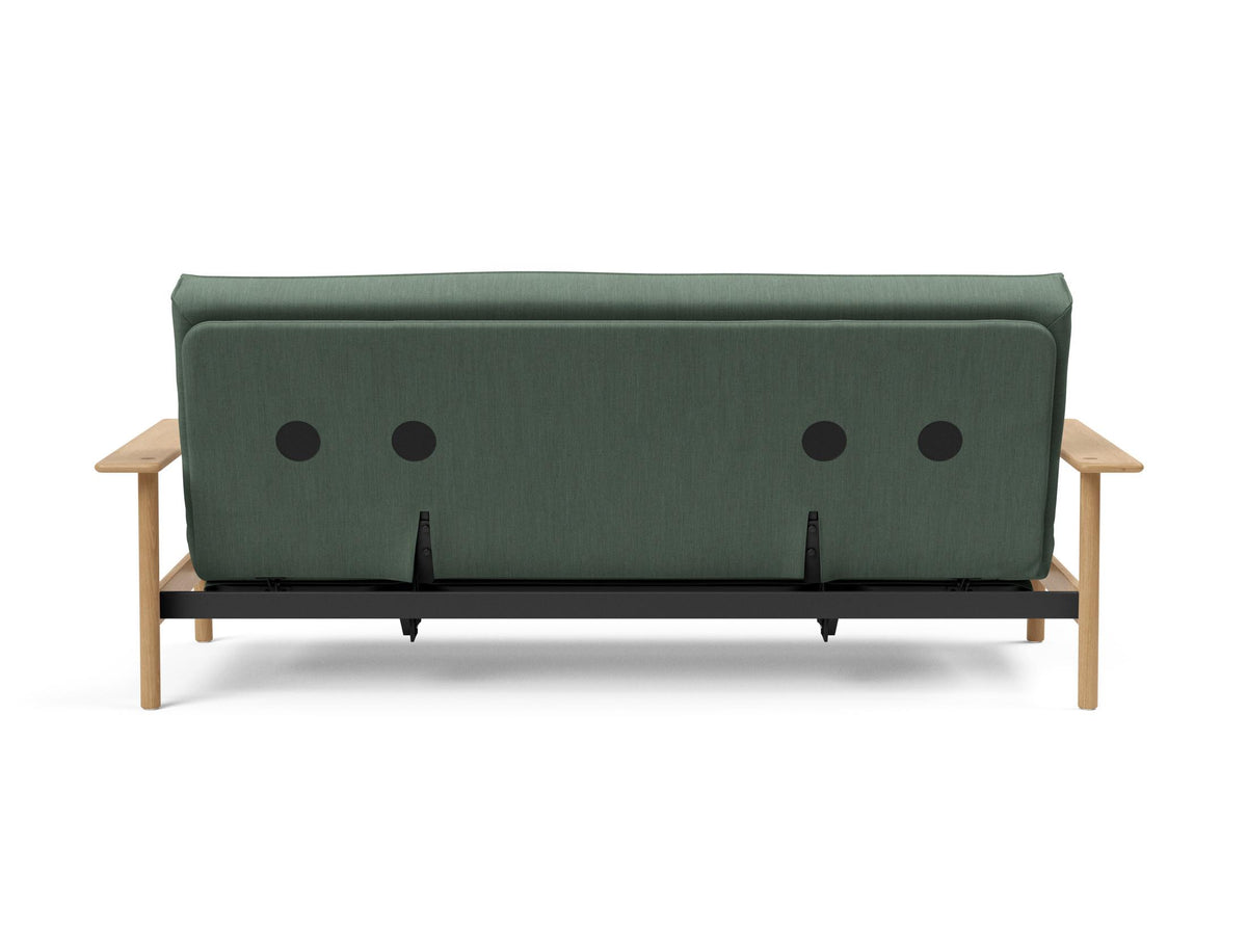 Balder Bettsofa 140 Sharp Plus Cover mit Gestellbezug Soft Spring in 518 Elegance Green präsentiert im Onlineshop von KAQTU Design AG. Bettsofa ist von Innovation Living