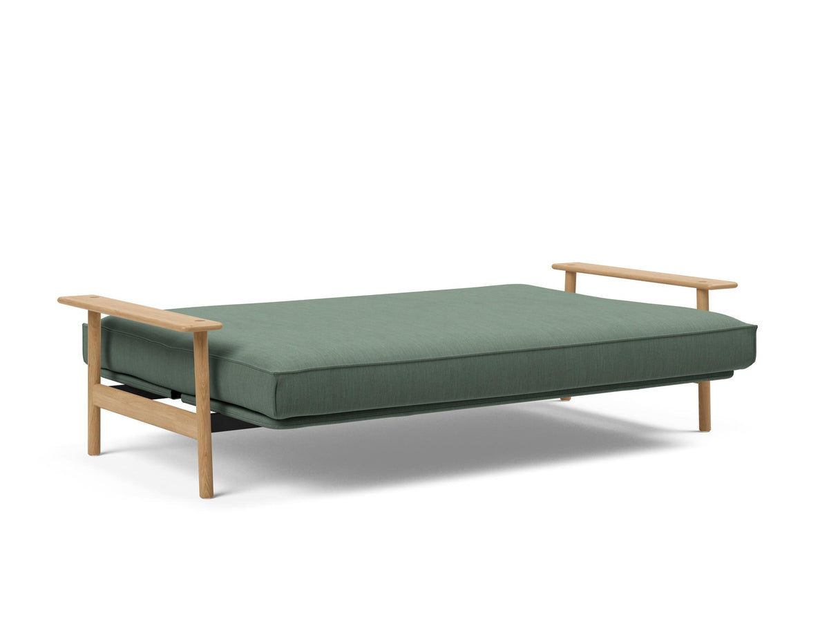 Balder Bettsofa 140 Sharp Plus Cover mit Gestellbezug Soft Spring in 518 Elegance Green präsentiert im Onlineshop von KAQTU Design AG. Bettsofa ist von Innovation Living