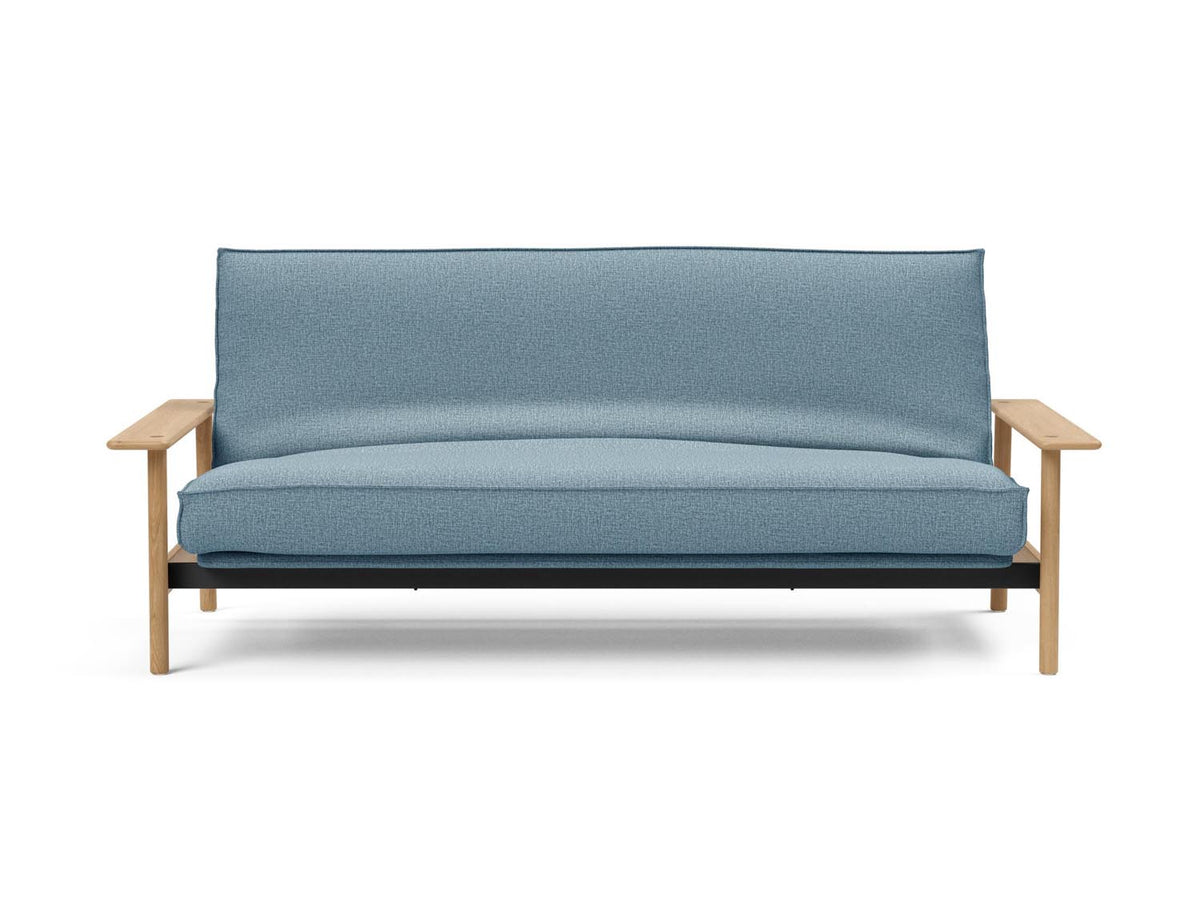 Balder Bettsofa 140 Sharp Plus Cover mit Gestellbezug Soft Spring in 525 Mixed Dance Light Blue präsentiert im Onlineshop von KAQTU Design AG. Bettsofa ist von Innovation Living