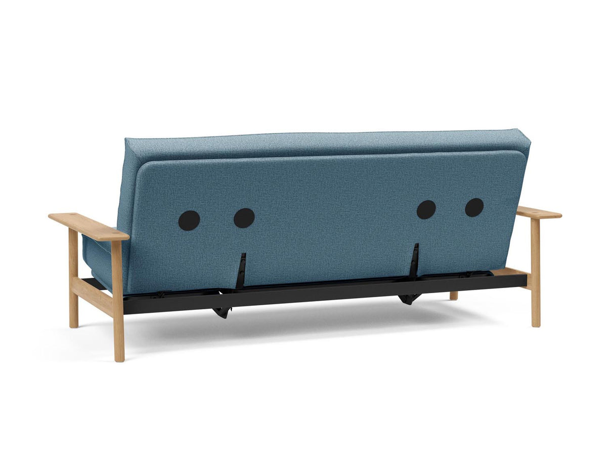 Balder Bettsofa 140 Sharp Plus Cover mit Gestellbezug Soft Spring in 525 Mixed Dance Light Blue präsentiert im Onlineshop von KAQTU Design AG. Bettsofa ist von Innovation Living