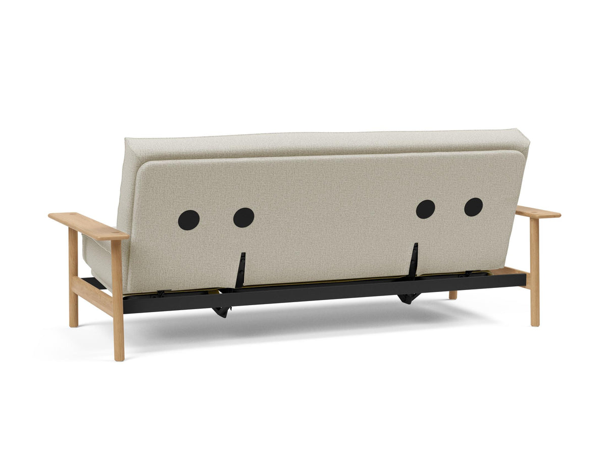 Balder Bettsofa 140 Sharp Plus Cover mit Gestellbezug Soft Spring in 527 Mixed Dance Natural präsentiert im Onlineshop von KAQTU Design AG. Bettsofa ist von Innovation Living