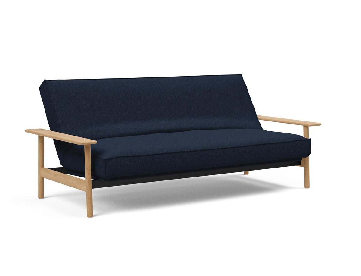 Balder Bettsofa 140 Sharp Plus Cover mit Gestellbezug Soft Spring in 528 Mixed Dance Blue präsentiert im Onlineshop von KAQTU Design AG. Bettsofa ist von Innovation Living