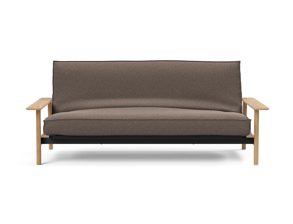 Balder Bettsofa 140 Sharp Plus Cover mit Gestellbezug Soft Spring in 530 Bouclé Taupe präsentiert im Onlineshop von KAQTU Design AG. Bettsofa ist von Innovation Living