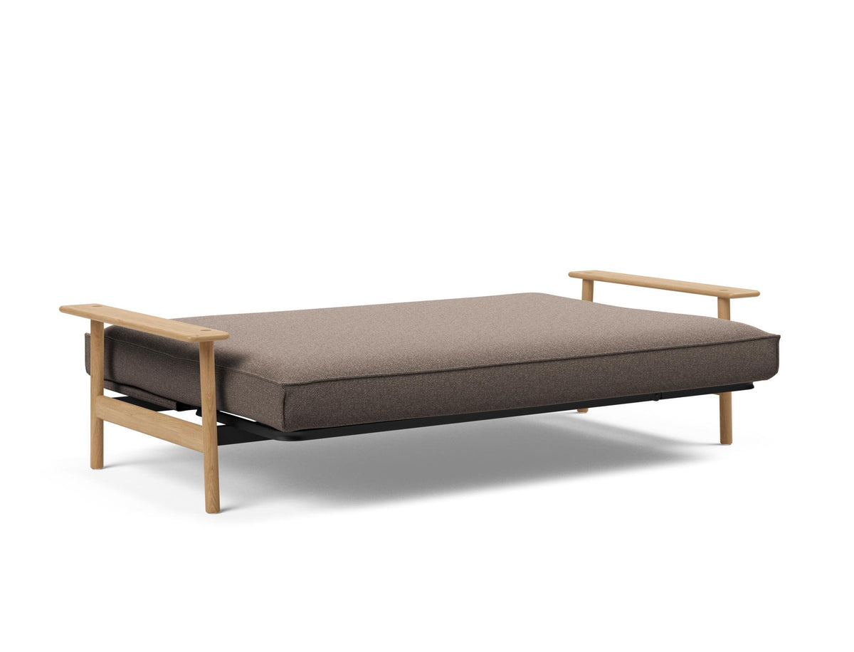 Balder Bettsofa 140 Sharp Plus Cover mit Gestellbezug Soft Spring in 530 Bouclé Taupe präsentiert im Onlineshop von KAQTU Design AG. Bettsofa ist von Innovation Living