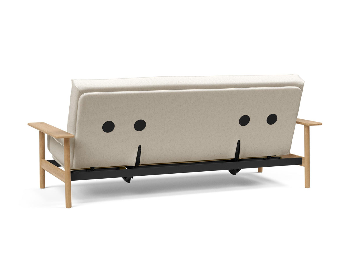 Balder Bettsofa 140 Sharp Plus Cover mit Gestellbezug Soft Spring in 531 Bouclé Off White präsentiert im Onlineshop von KAQTU Design AG. Bettsofa ist von Innovation Living