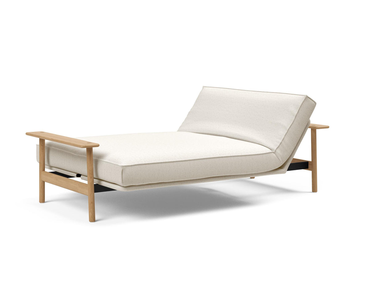 Balder Bettsofa 140 Sharp Plus Cover mit Gestellbezug Soft Spring in 531 Bouclé Off White präsentiert im Onlineshop von KAQTU Design AG. Bettsofa ist von Innovation Living