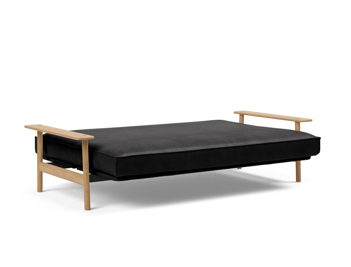 Balder Bettsofa 140 Sharp Plus Cover mit Gestellbezug Soft Spring in 550 Faunal Black präsentiert im Onlineshop von KAQTU Design AG. Bettsofa ist von Innovation Living