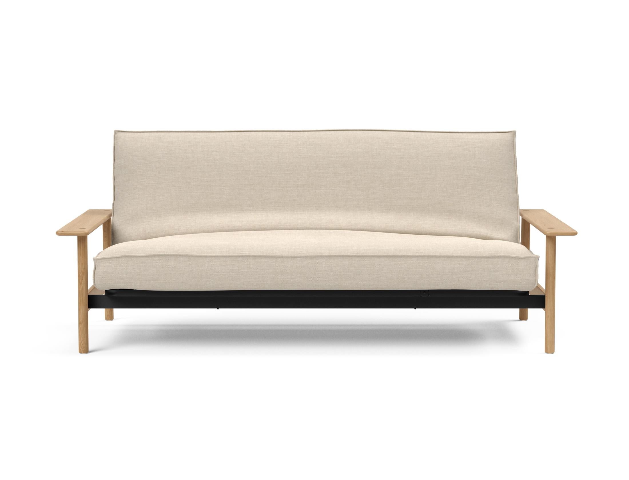 Modernes Balder Bettsofa 140 in ansprechendem Design, ausgestattet mit einem komfortablen Soft Spring Bezug für gemütliche Nächte.