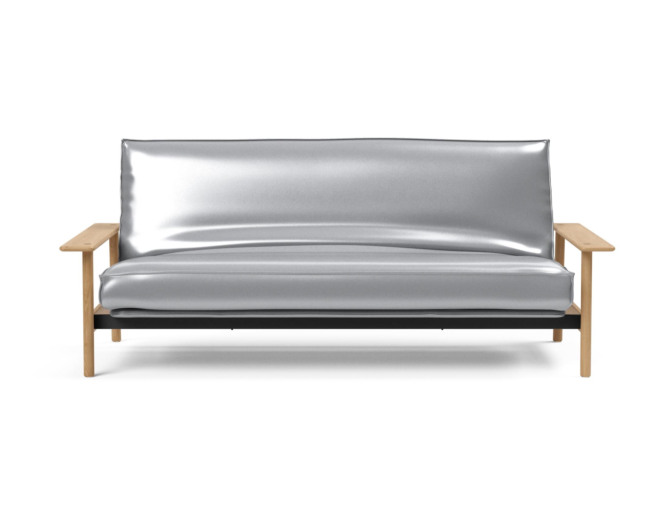 Modernes Balder Bettsofa 140 in elegantem Design mit Soft Spring Bezug, ideal für Gäste und stilvolle Wohnräume.