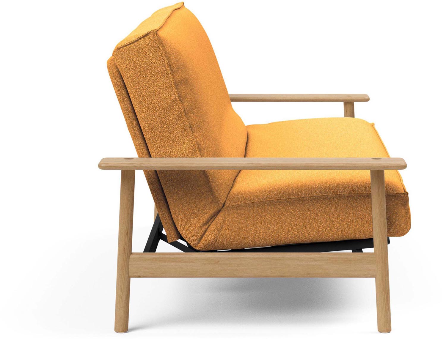 Erleben Sie das Balder Bettsofa 140 Sharp Plus Cover Latex von Innovation Living – eine perfekte Kombination aus modernem Stil und optimalem Schlafkomfort.