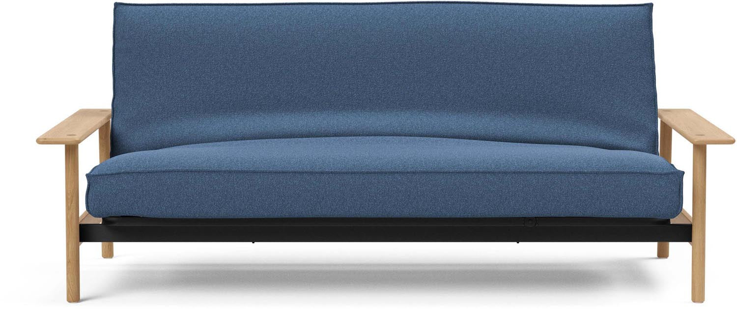Erleben Sie das Balder Bettsofa 140 Sharp Plus Cover Latex von Innovation Living – eine perfekte Kombination aus modernem Stil und optimalem Schlafkomfort.