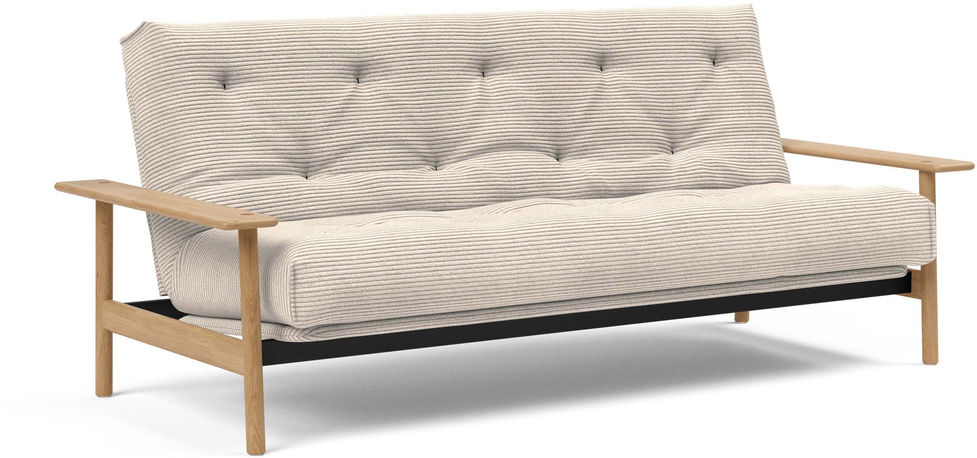 Entdecken Sie das stilvolle Balder Bettsofa 140 Nordic Classic von Innovation Living – ideal für moderne Wohnräume und entspannende Nächte.