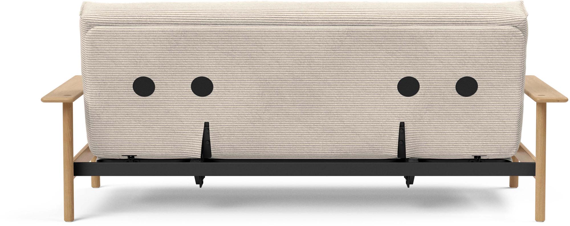 Erleben Sie das Balder Bettsofa 140 Nordic Spring: Ein elegantes, multifunktionales Sofa, das Komfort und skandinavisches Design vereint.