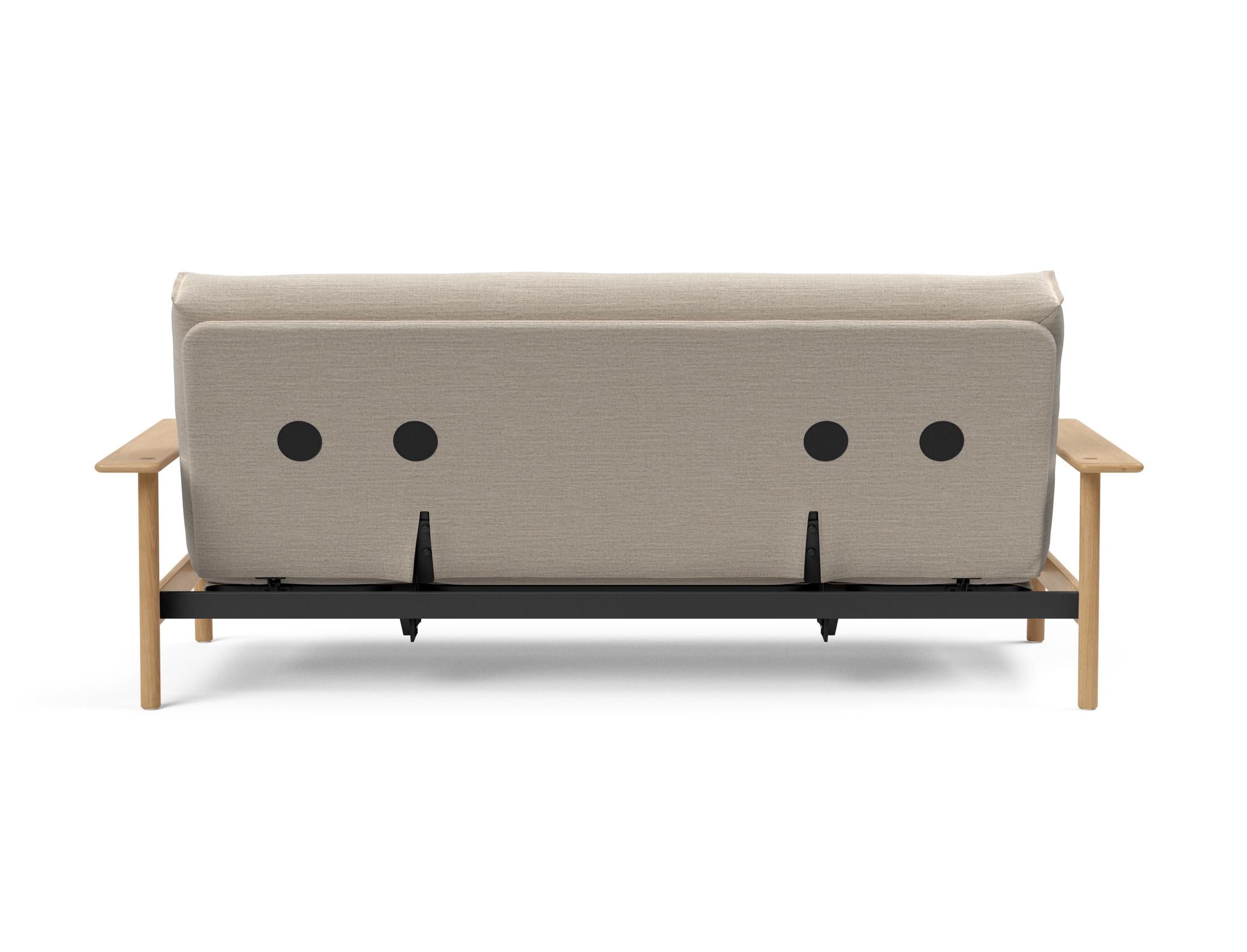 Erleben Sie das Balder Bettsofa 140 Nordic: Stilvolles Möbelstück mit hochwertiger Matratze für höchsten Komfort und vielseitige Einsatzmöglichkeiten.