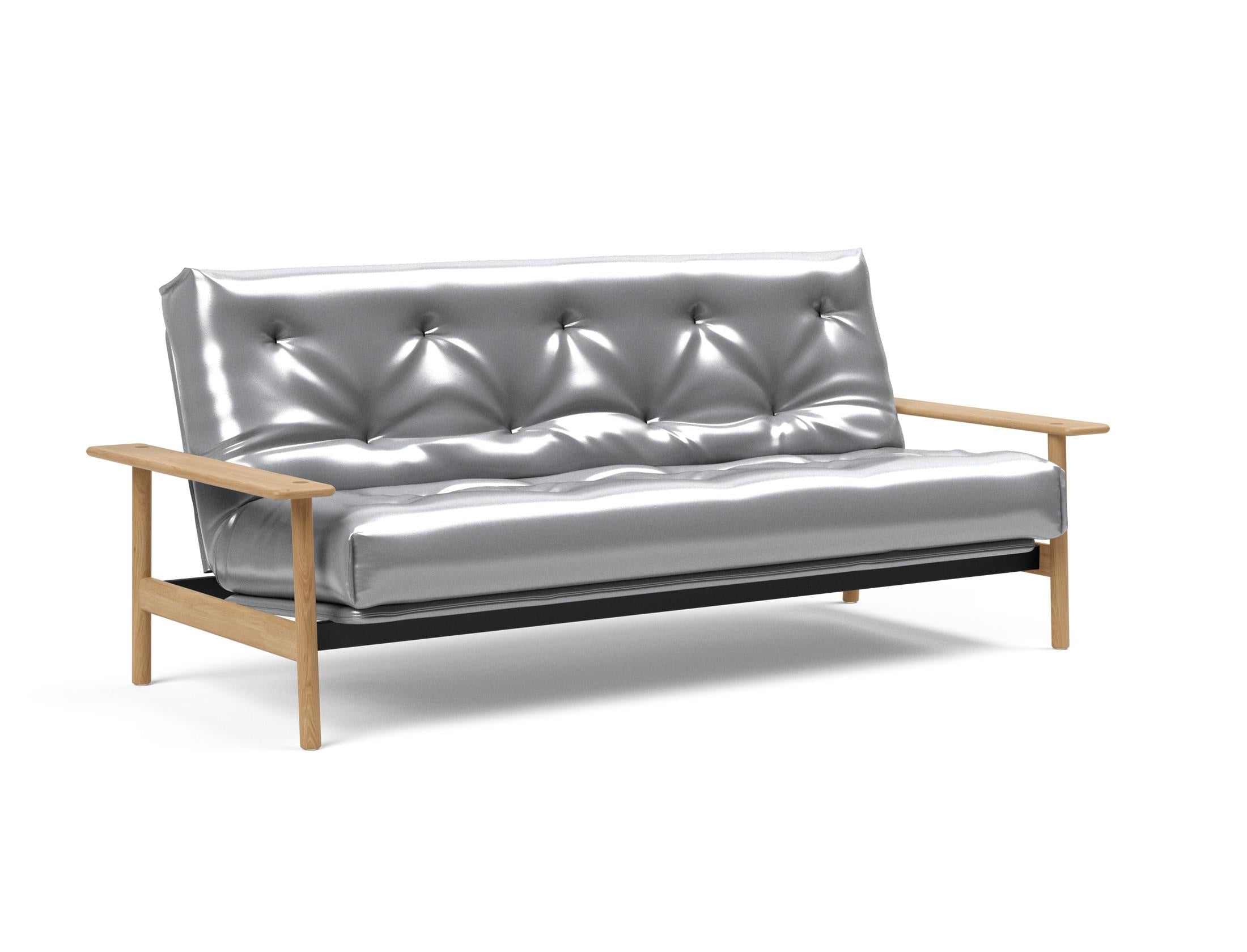 Erleben Sie das Balder Bettsofa 140 Nordic: Stilvolles Möbelstück mit hochwertiger Matratze für höchsten Komfort und vielseitige Einsatzmöglichkeiten.