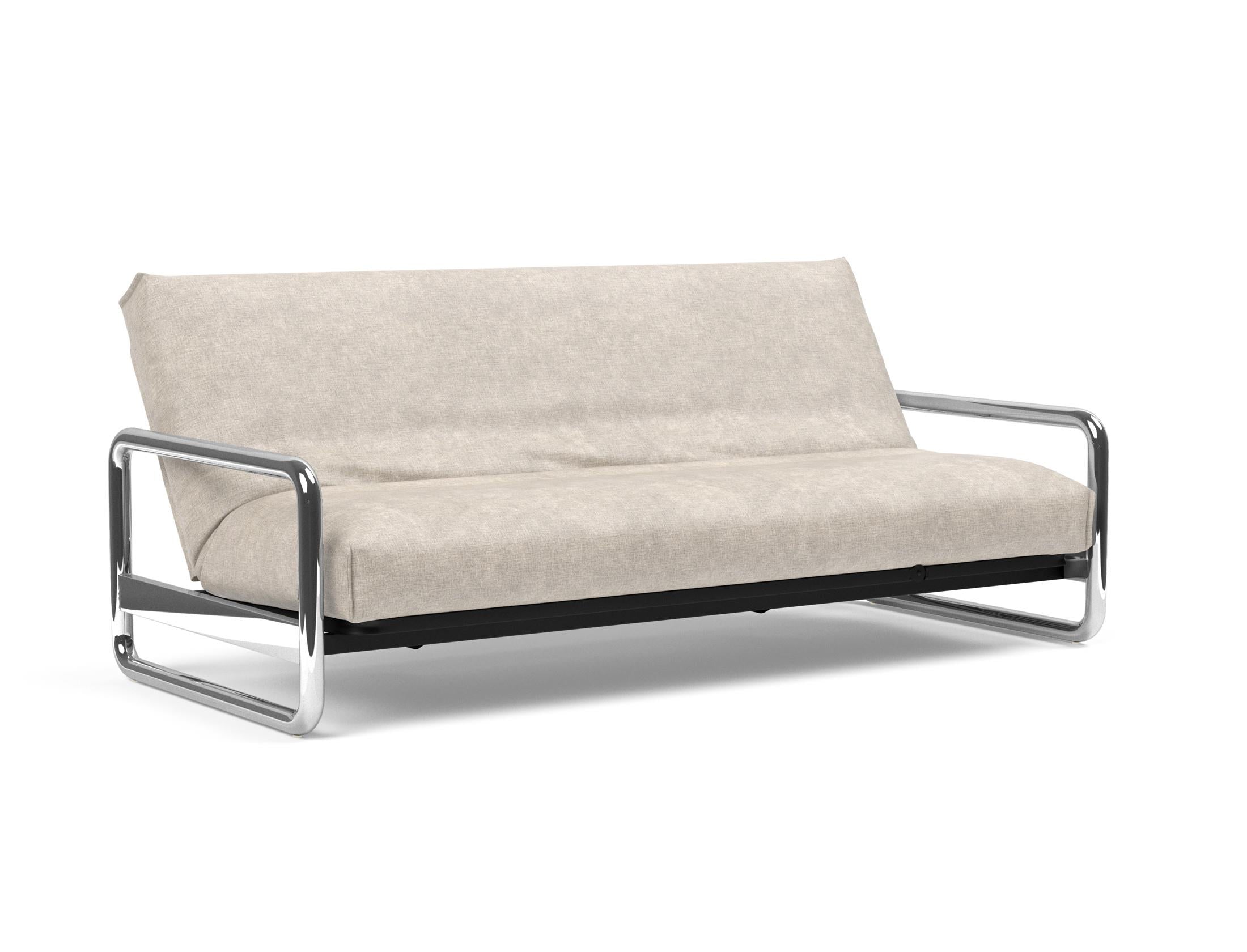 Entdecken Sie das Lomira Schlafsofa 140 Nordic Cover: Stilvolles, modernes Design mit weicher Soft Spring-Matratze für höchsten Komfort.