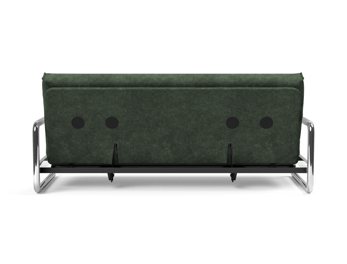 Lomira Schlafsofa 140 Nordic Cover mit Gestellbezug Soft Spring in 281 Avella Pine Green präsentiert im Onlineshop von KAQTU Design AG. Bettsofa ist von Innovation Living