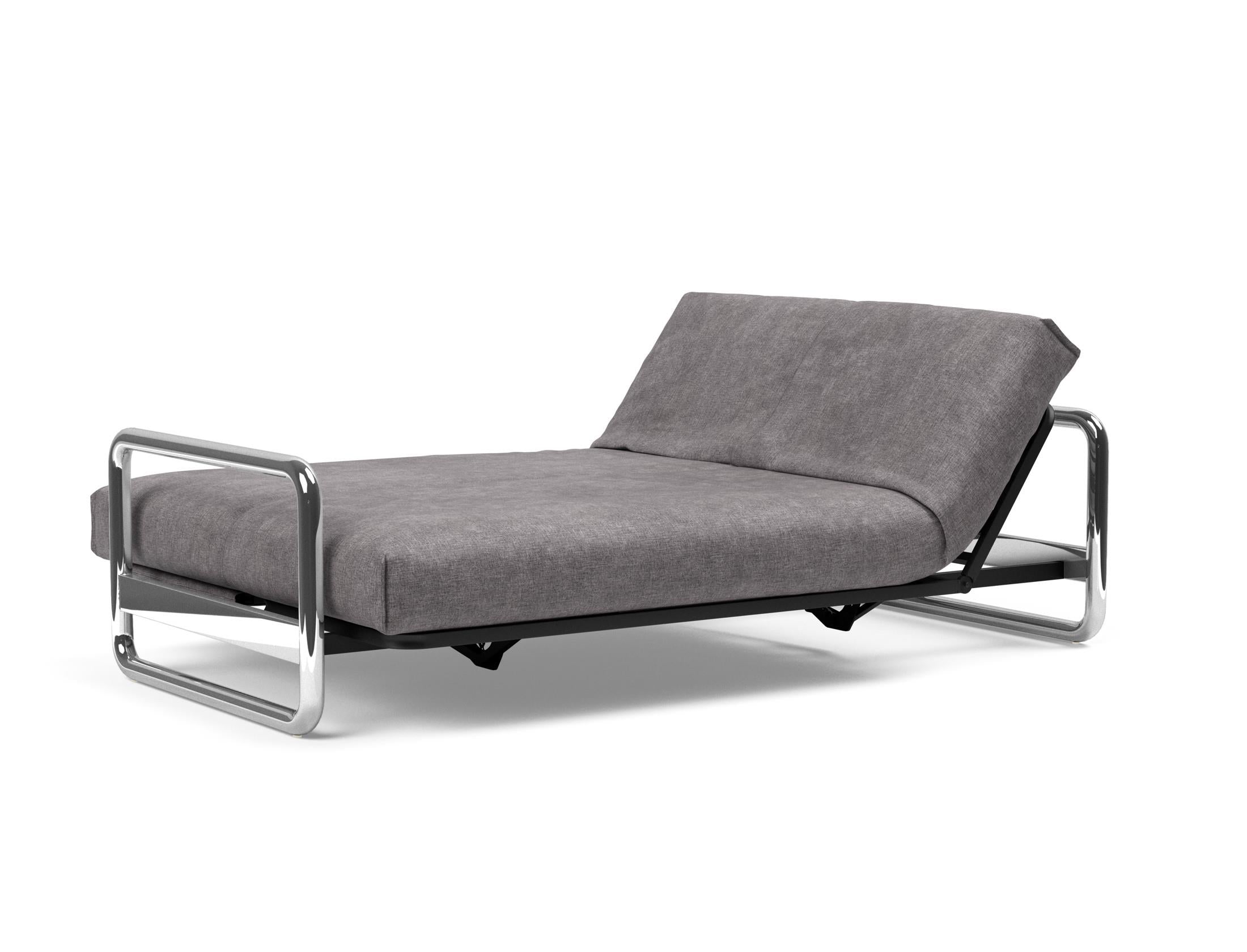 Erleben Sie das Lomira Schlafsofa 140 Nordic Cover: Elegantes, industrielles Design und anpassbare Stoffe für ultimativen Komfort und Stil.