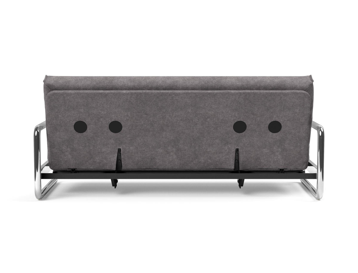 Lomira Schlafsofa 140 Nordic Cover mit Gestellbezug Soft Spring in 282 Avella Warm Grey präsentiert im Onlineshop von KAQTU Design AG. Bettsofa ist von Innovation Living