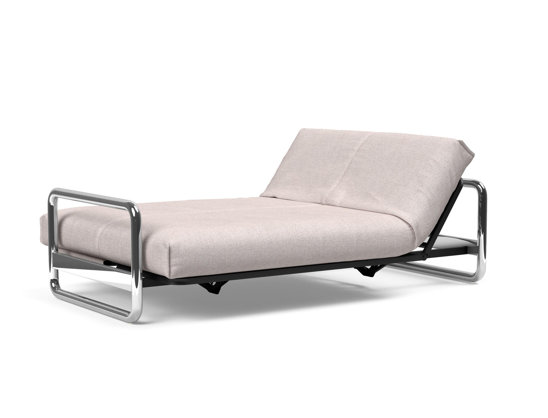 Erleben Sie das Lomira Schlafsofa 140 Nordic Cover: Elegantes, industrielles Design und anpassbare Stoffe für ultimativen Komfort und Stil.