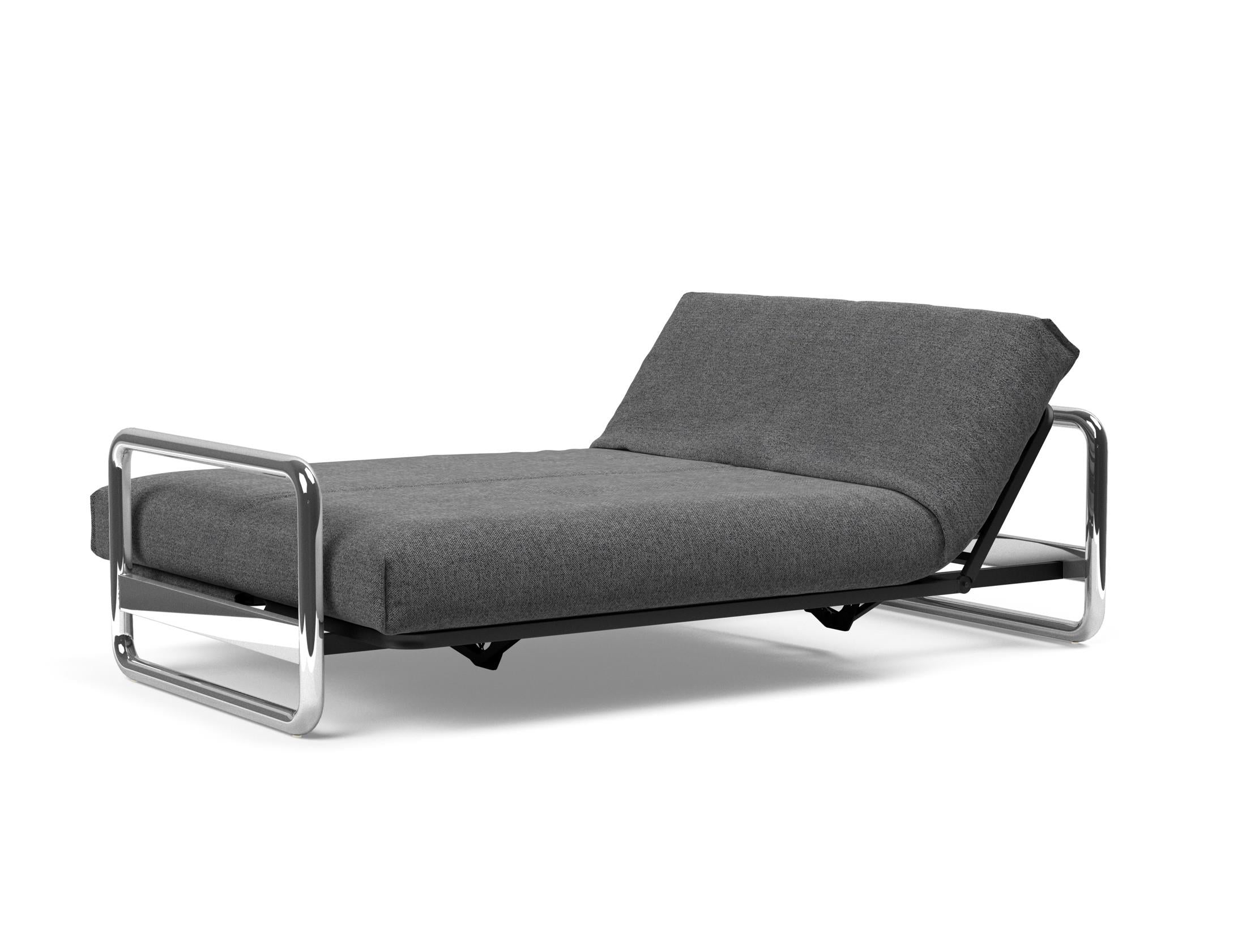 Erleben Sie das Lomira Schlafsofa 140 Nordic Cover: Elegantes, industrielles Design und anpassbare Stoffe für ultimativen Komfort und Stil.