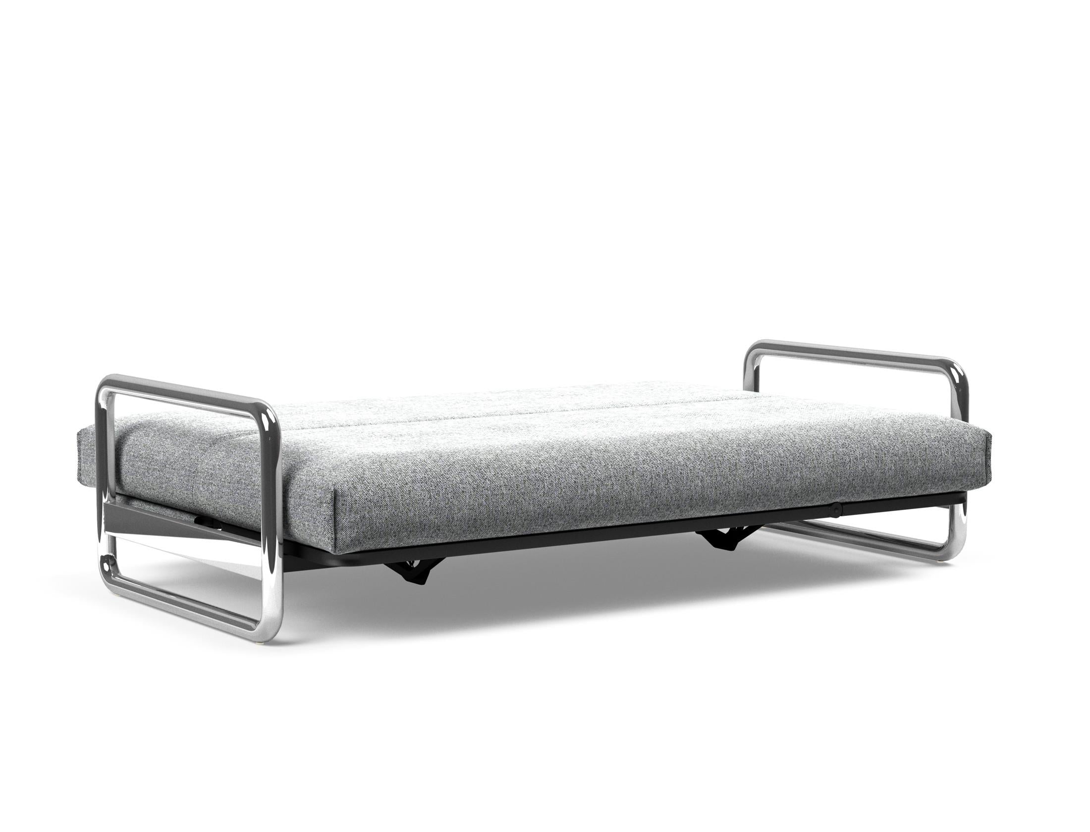 Erleben Sie das Lomira Schlafsofa 140 Nordic Cover: Elegantes Design, weiche Federkernmatratze und anpassbare Stoffe für höchsten Komfort.