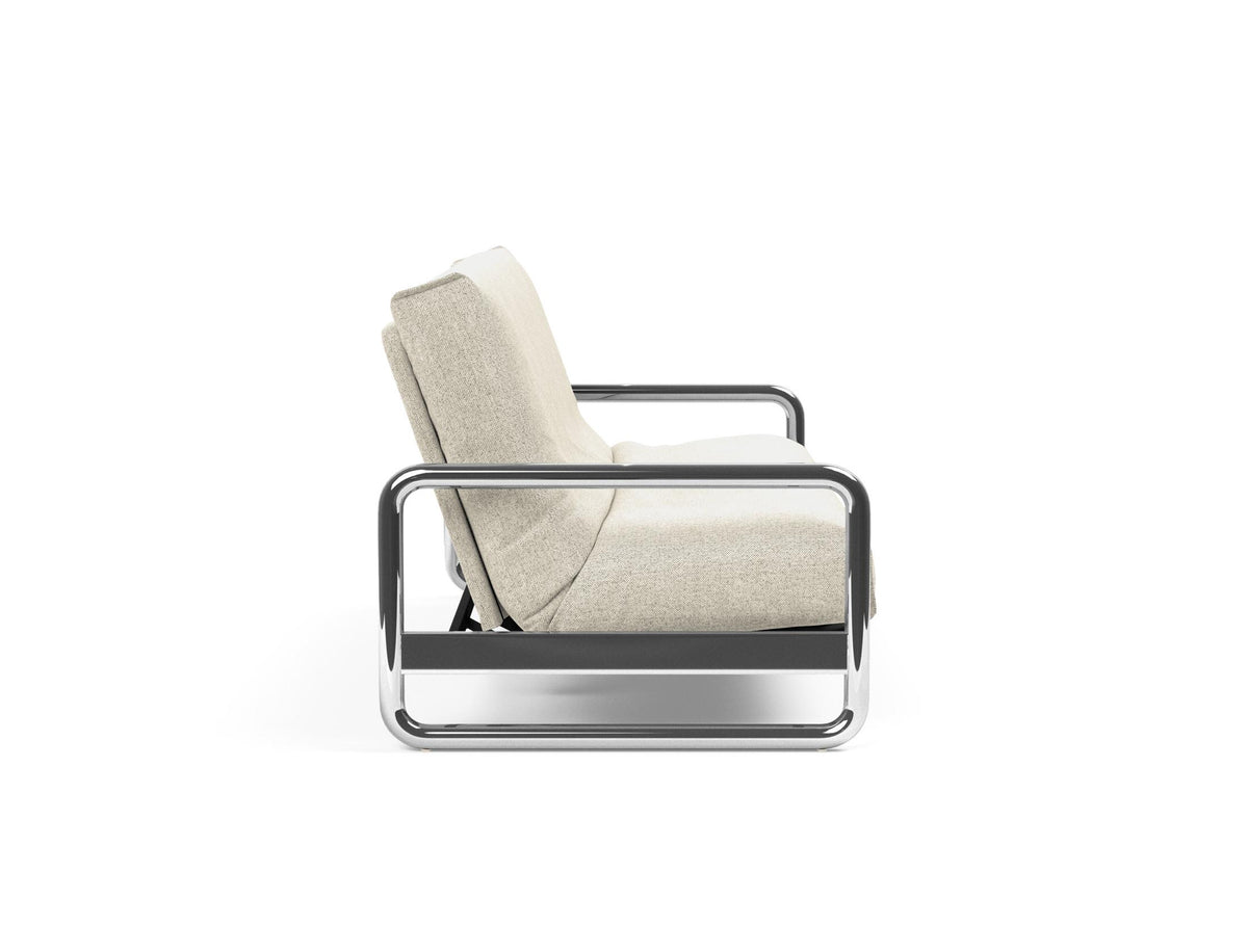 Lomira Schlafsofa 140 Nordic Cover Soft Spring in 357 Taura Off White präsentiert im Onlineshop von KAQTU Design AG. Bettsofa ist von Innovation Living