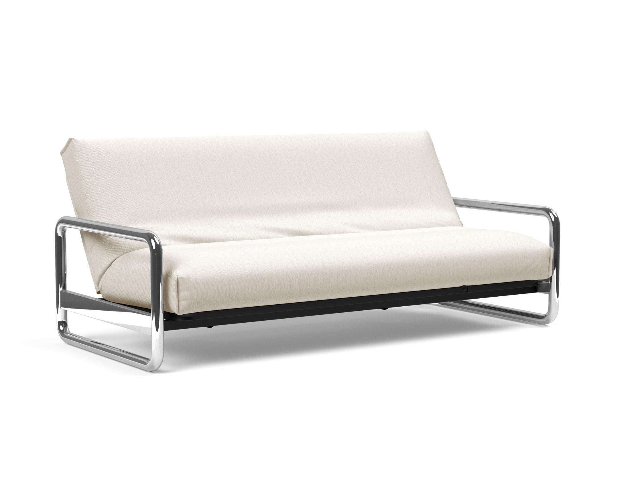 Entdecken Sie das Lomira Schlafsofa 140 Nordic Cover: Stilvolles, modernes Design mit weicher Soft Spring-Matratze für höchsten Komfort.