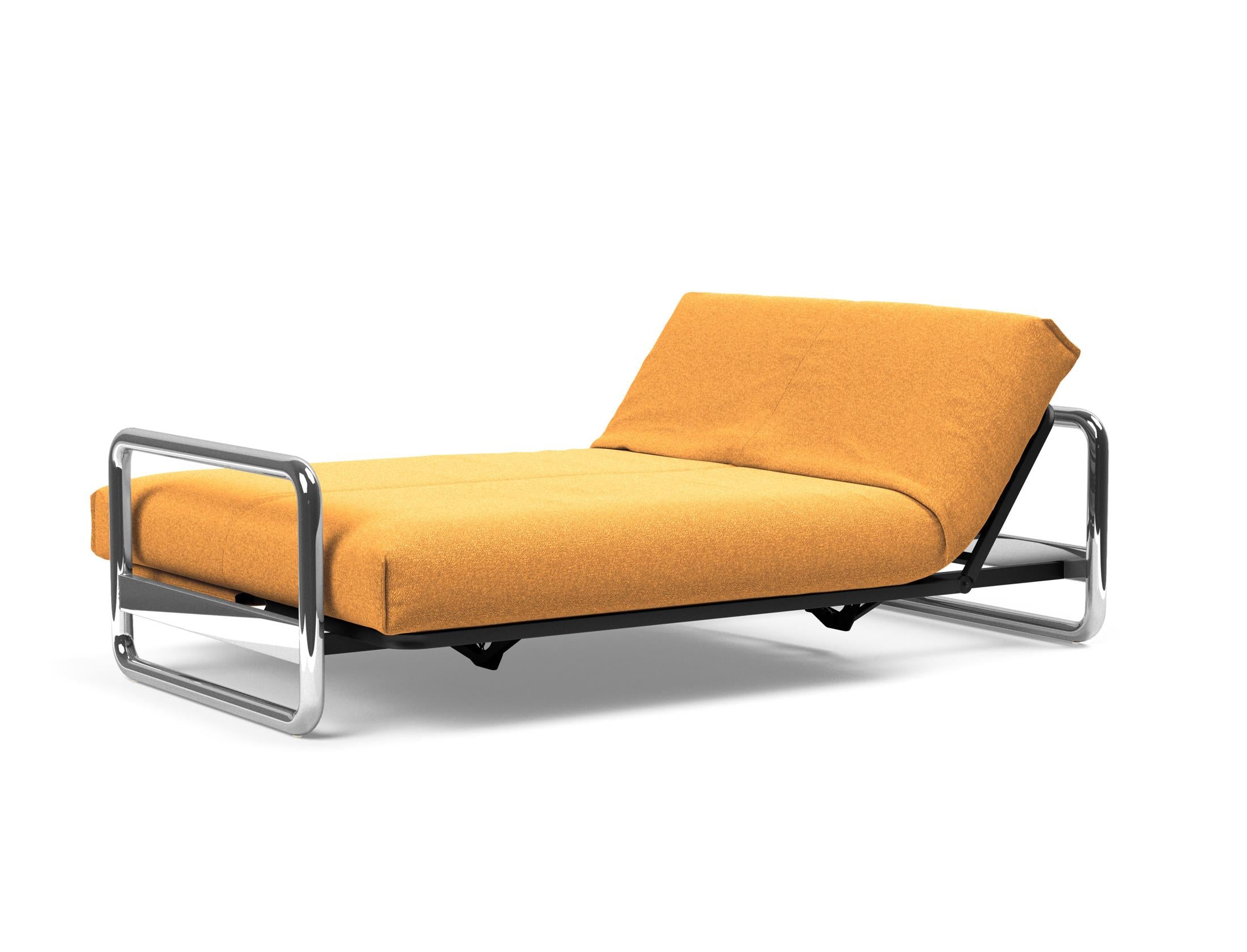 Erleben Sie das Lomira Schlafsofa 140 Nordic Cover: Elegantes, industrielles Design und anpassbare Stoffe für ultimativen Komfort und Stil.