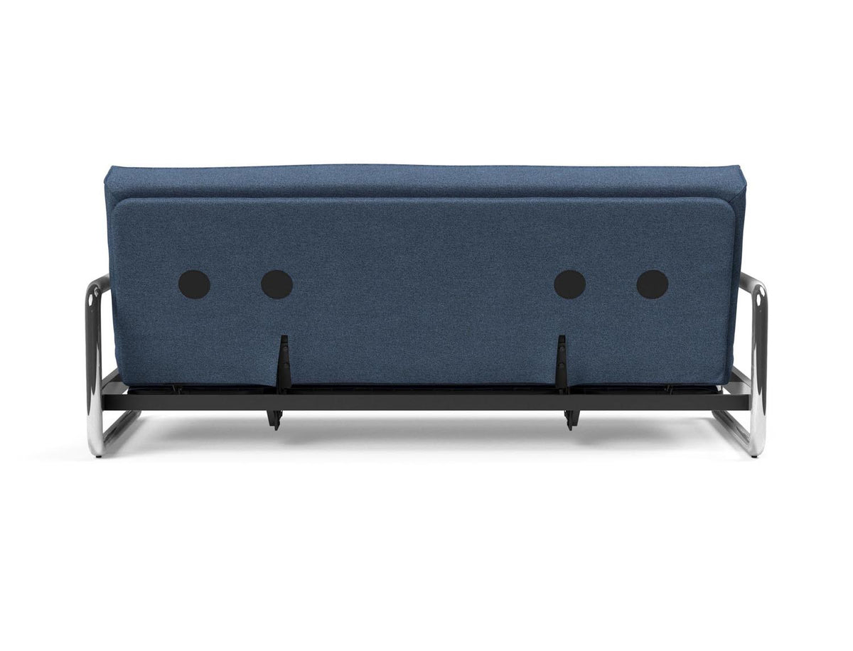 Lomira Schlafsofa 140 Sharp Plus mit Gestellbezug Soft Spring in 302 Weda Blue präsentiert im Onlineshop von KAQTU Design AG. Bettsofa ist von Innovation Living