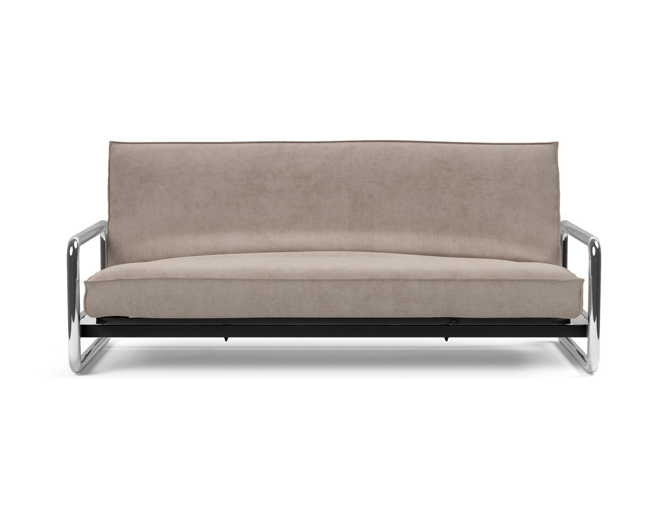 Entdecken Sie das Lomira Schlafsofa 140 Sharp Plus Soft Spring von Innovation Living – modernes Design, optimaler Komfort und umweltfreundliche Materialien für besten Schlaf.
