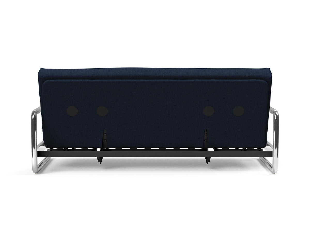 Lomira Schlafsofa 140 Sharp Plus Soft Spring in 528 Mixed Dance Blue präsentiert im Onlineshop von KAQTU Design AG. Bettsofa ist von Innovation Living