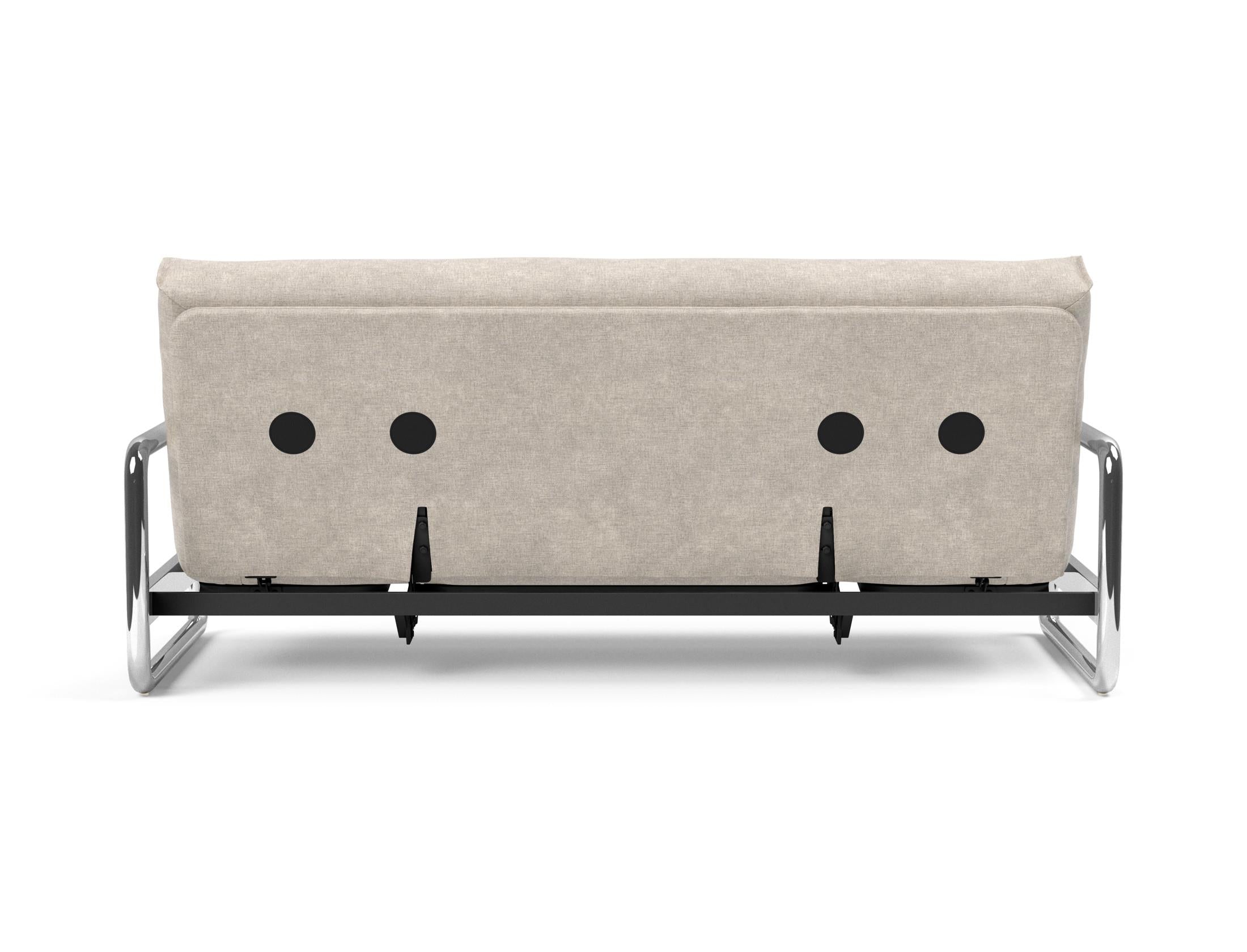 Entdecken Sie das Lomira Schlafsofa 140 Nordic Soft Spring von Innovation Living – stilvolles Design trifft auf höchsten Schlafkomfort für Ihr Zuhause.