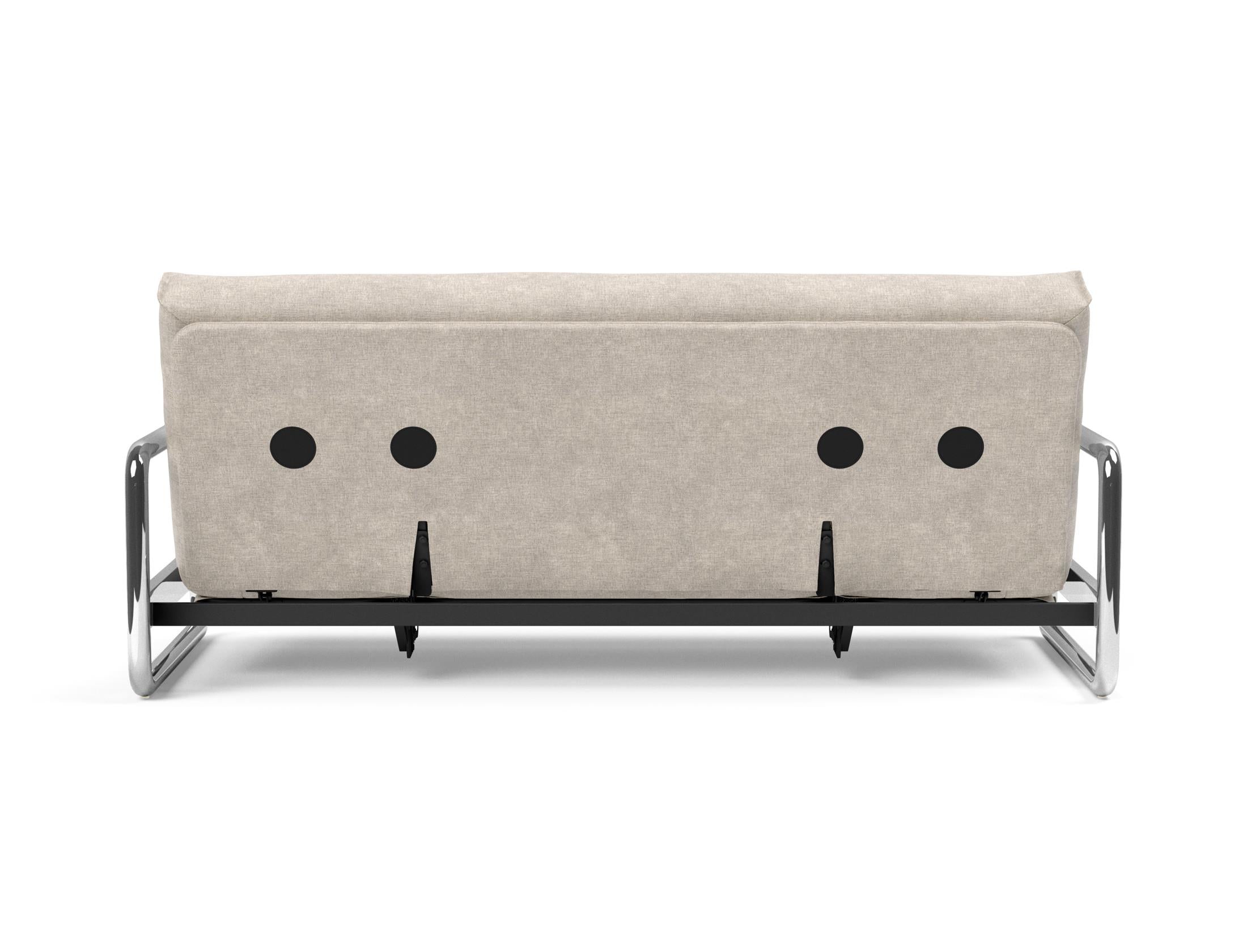 Erleben Sie das Lomira Schlafsofa 140 Nordic: stilvolles Industriedesign, erstklassige Federkernmatratze und robuste Bauweise für ultimativen Komfort.