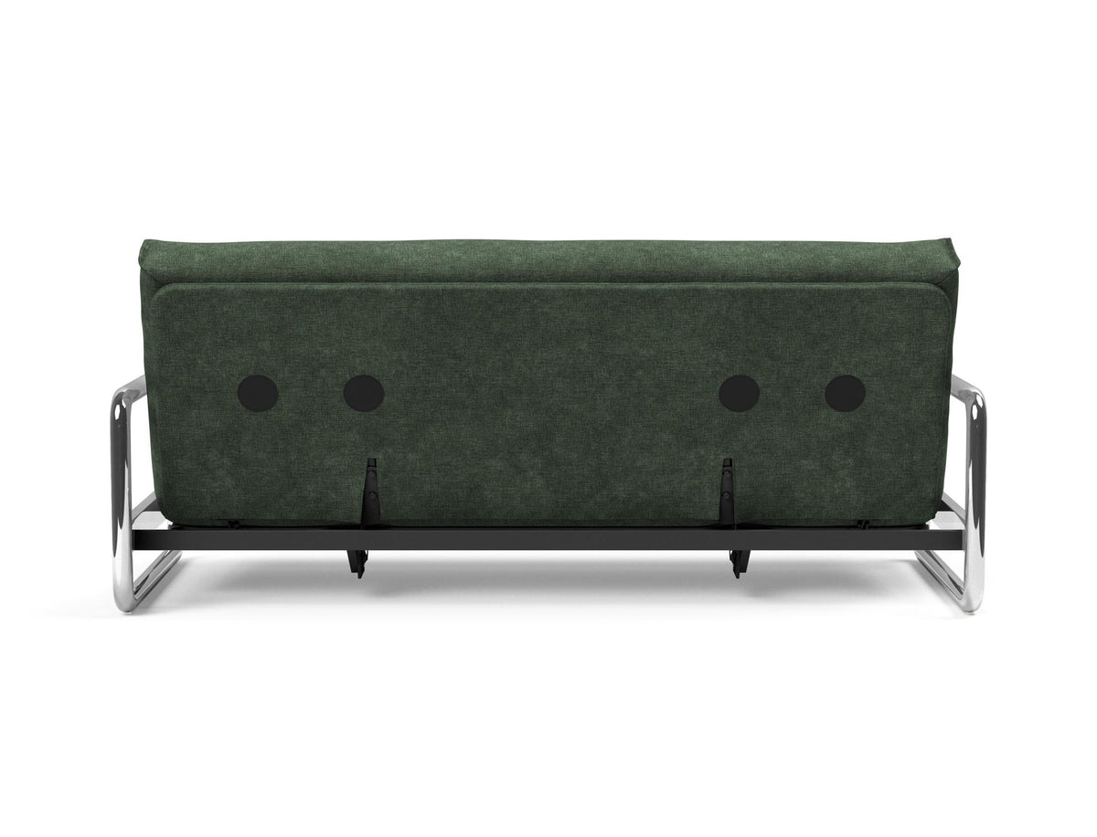 Lomira Schlafsofa 140 Nordic mit Gestellbezug Soft Spring in 281 Avella Pine Green präsentiert im Onlineshop von KAQTU Design AG. Bettsofa ist von Innovation Living