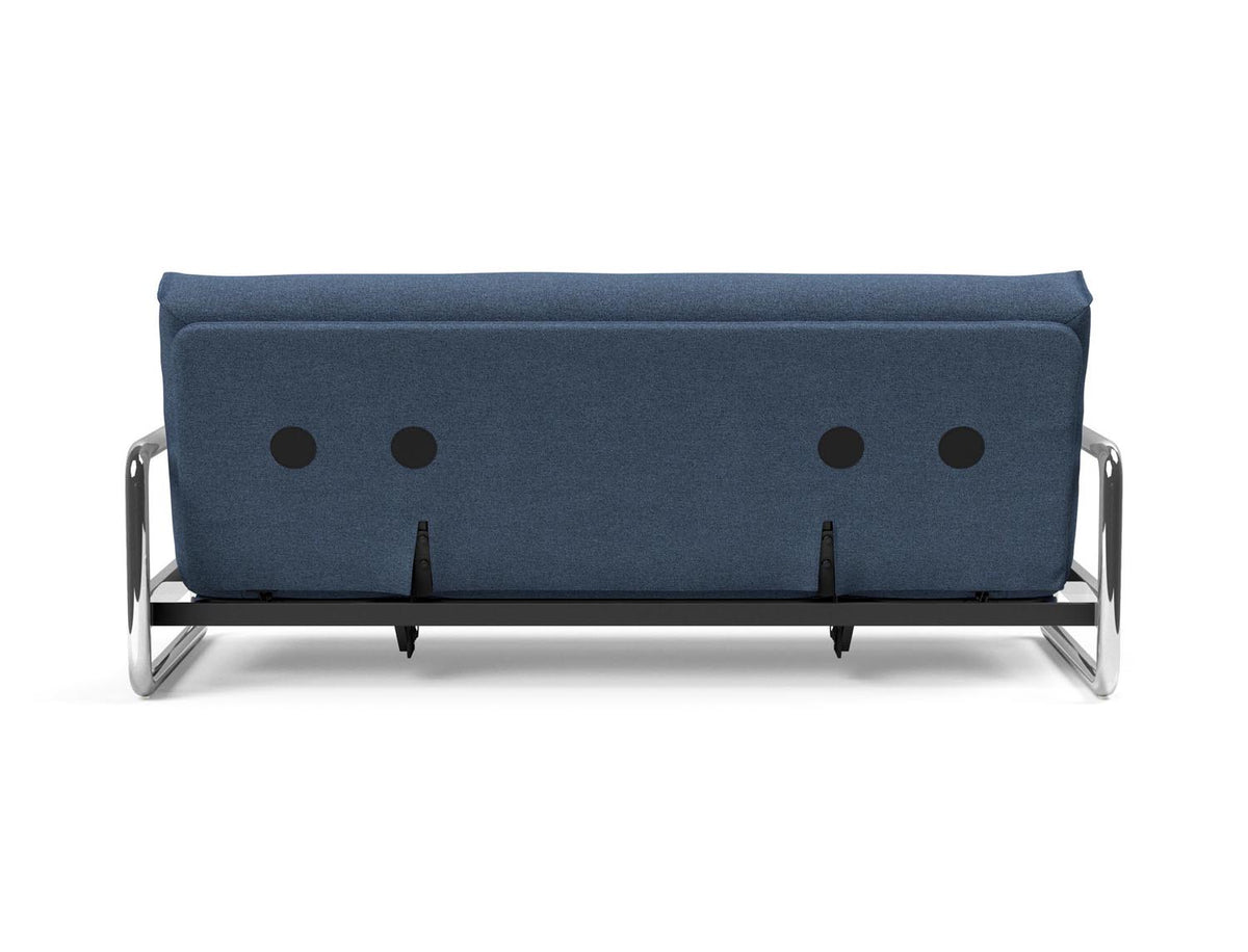 Lomira Schlafsofa 140 Nordic mit Gestellbezug Soft Spring in 302 Weda Blue präsentiert im Onlineshop von KAQTU Design AG. Bettsofa ist von Innovation Living