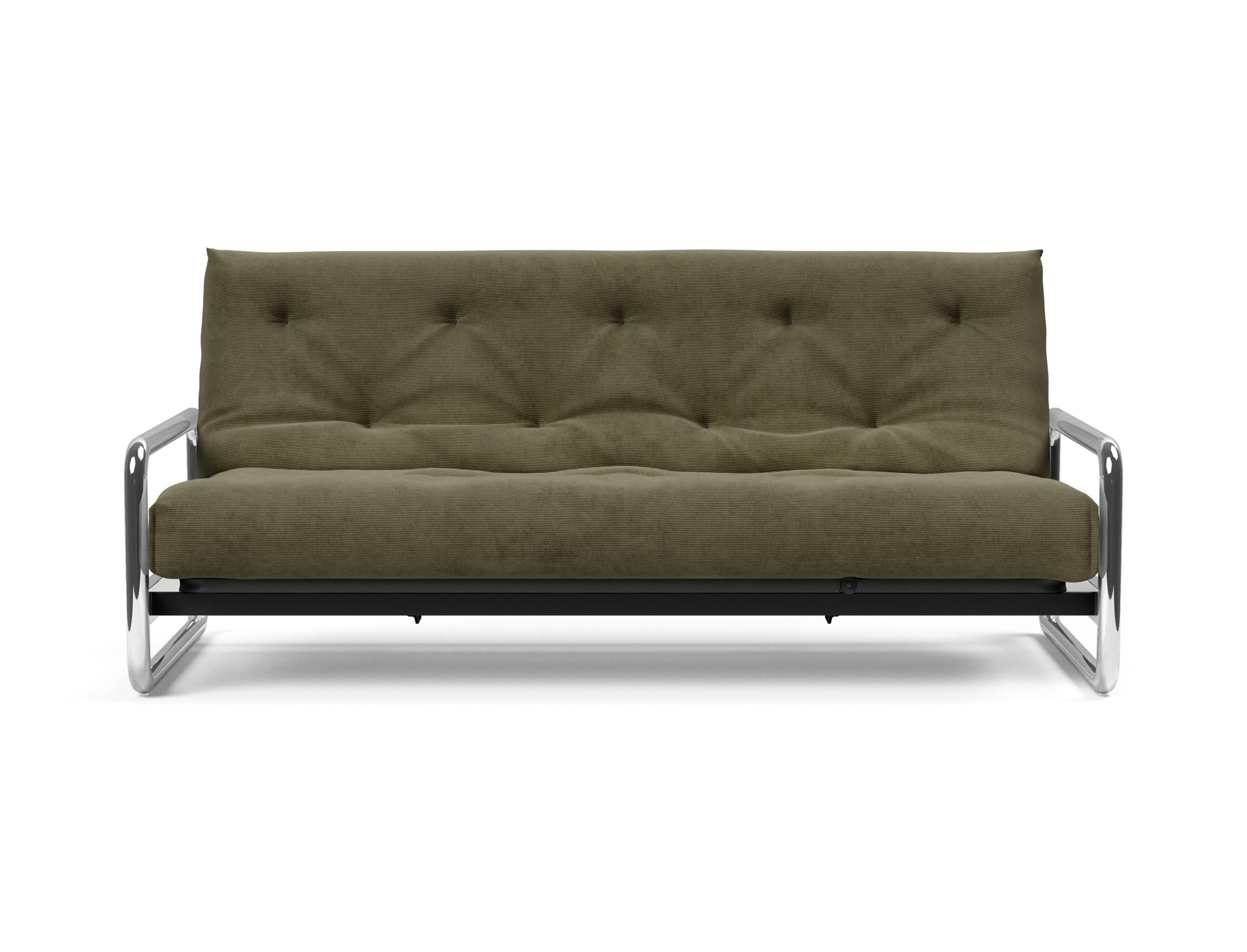Entdecken Sie das Lomira Schlafsofa 140 Nordic Soft Spring von Innovation Living – stilvolles Design trifft auf höchsten Schlafkomfort für Ihr Zuhause.