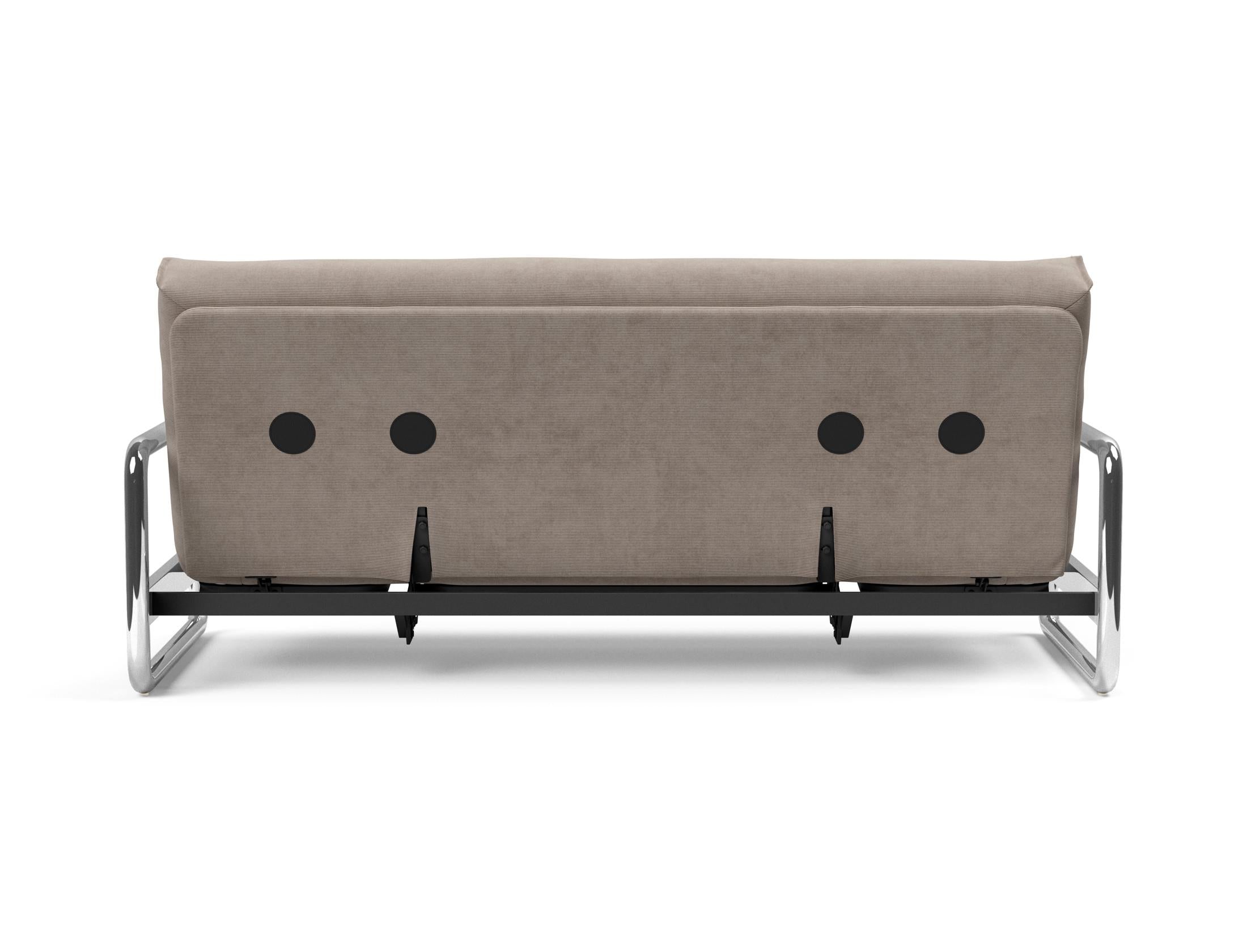 Erleben Sie das Lomira Schlafsofa 140 Nordic Soft Spring von Innovation Living – eine perfekte Kombination aus modernem Stil und optimalem Schlafkomfort.