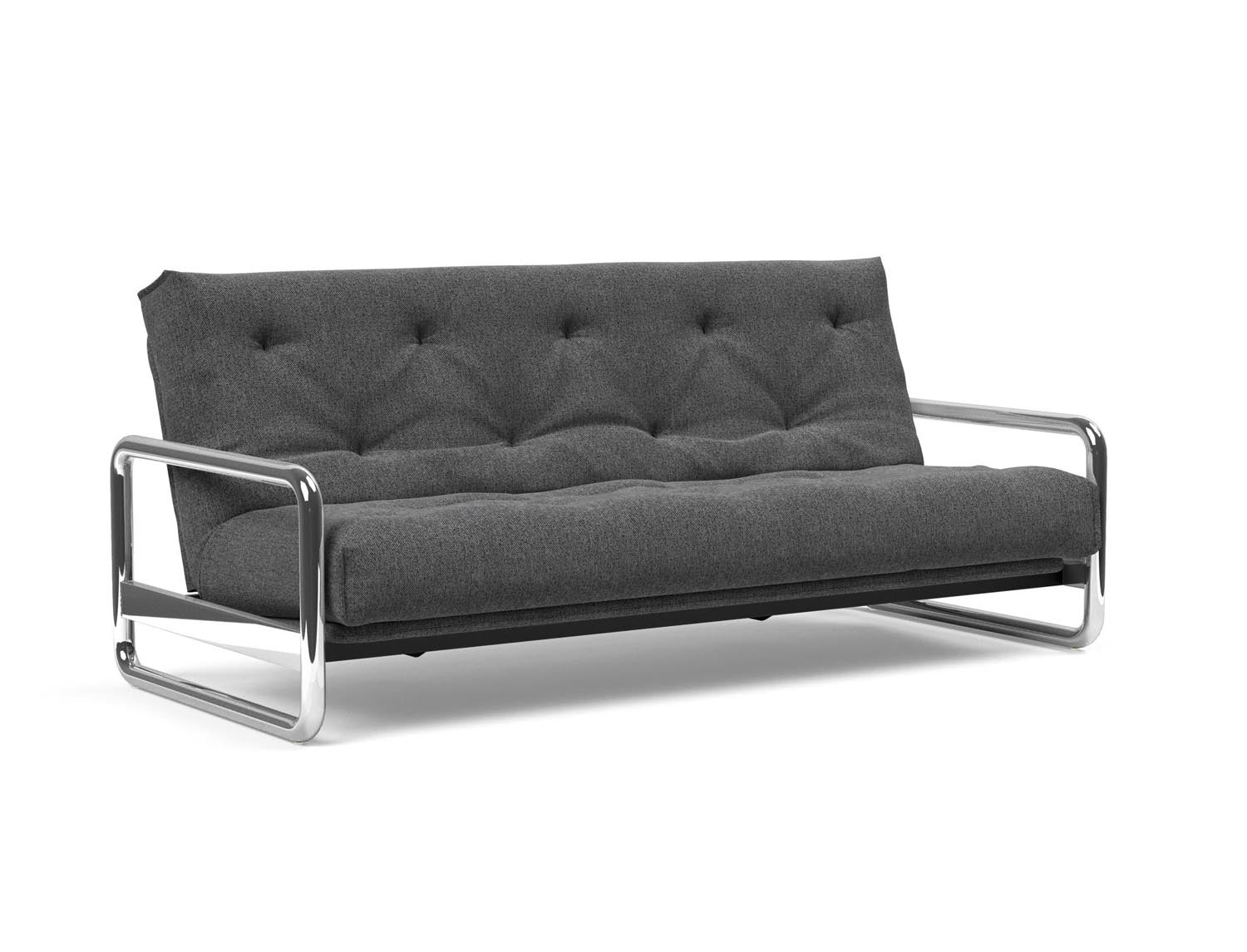 Erleben Sie das Lomira Schlafsofa 140 Nordic: stilvolles Industriedesign, bequeme Soft Spring-Matratze und robuste Bauweise für Ihr Zuhause.