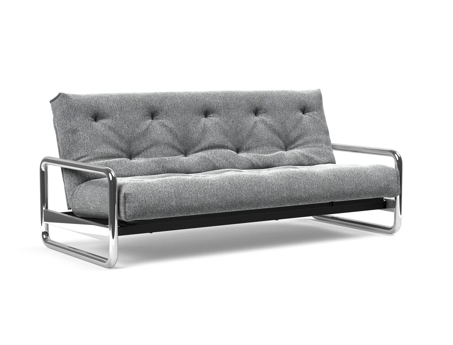 Erleben Sie das Lomira Schlafsofa 140 Nordic Soft Spring von Innovation Living – eine perfekte Kombination aus modernem Stil und optimalem Komfort für erholsame Nächte.