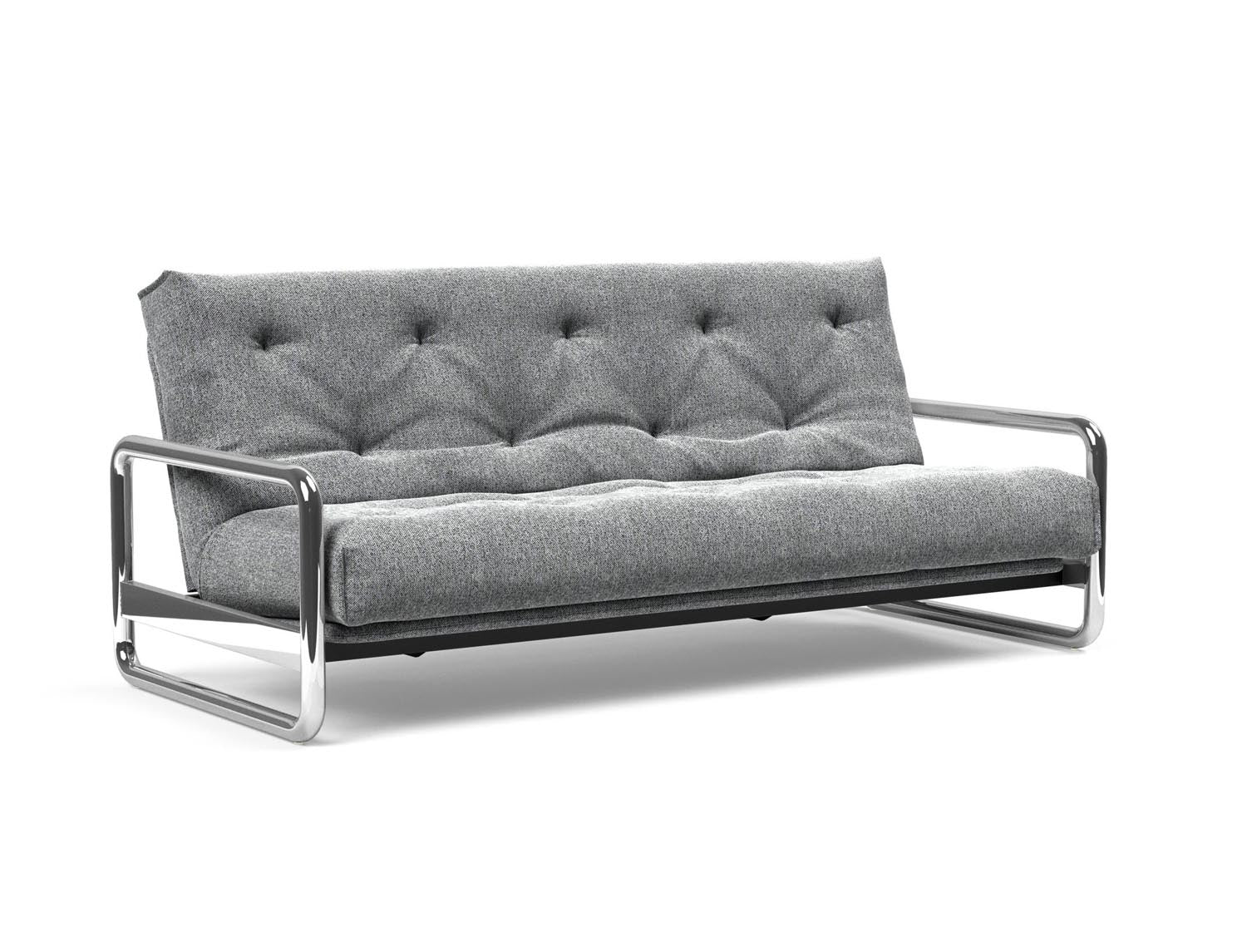 Erleben Sie das Lomira Schlafsofa 140 Nordic: stilvolles Industriedesign, erstklassige Federkernmatratze und robuste Bauweise für ultimativen Komfort.