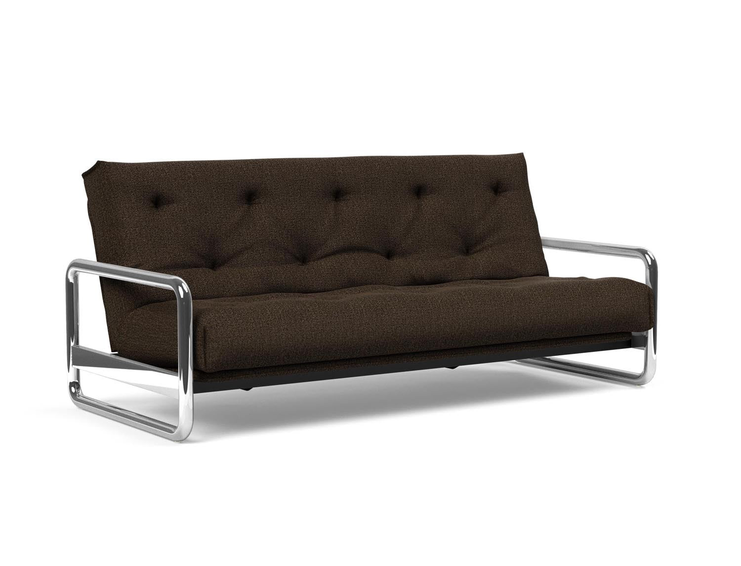 Erleben Sie das Lomira Schlafsofa 140 Nordic: stilvolles Industriedesign, erstklassige Federkernmatratze und robuste Bauweise für ultimativen Komfort.