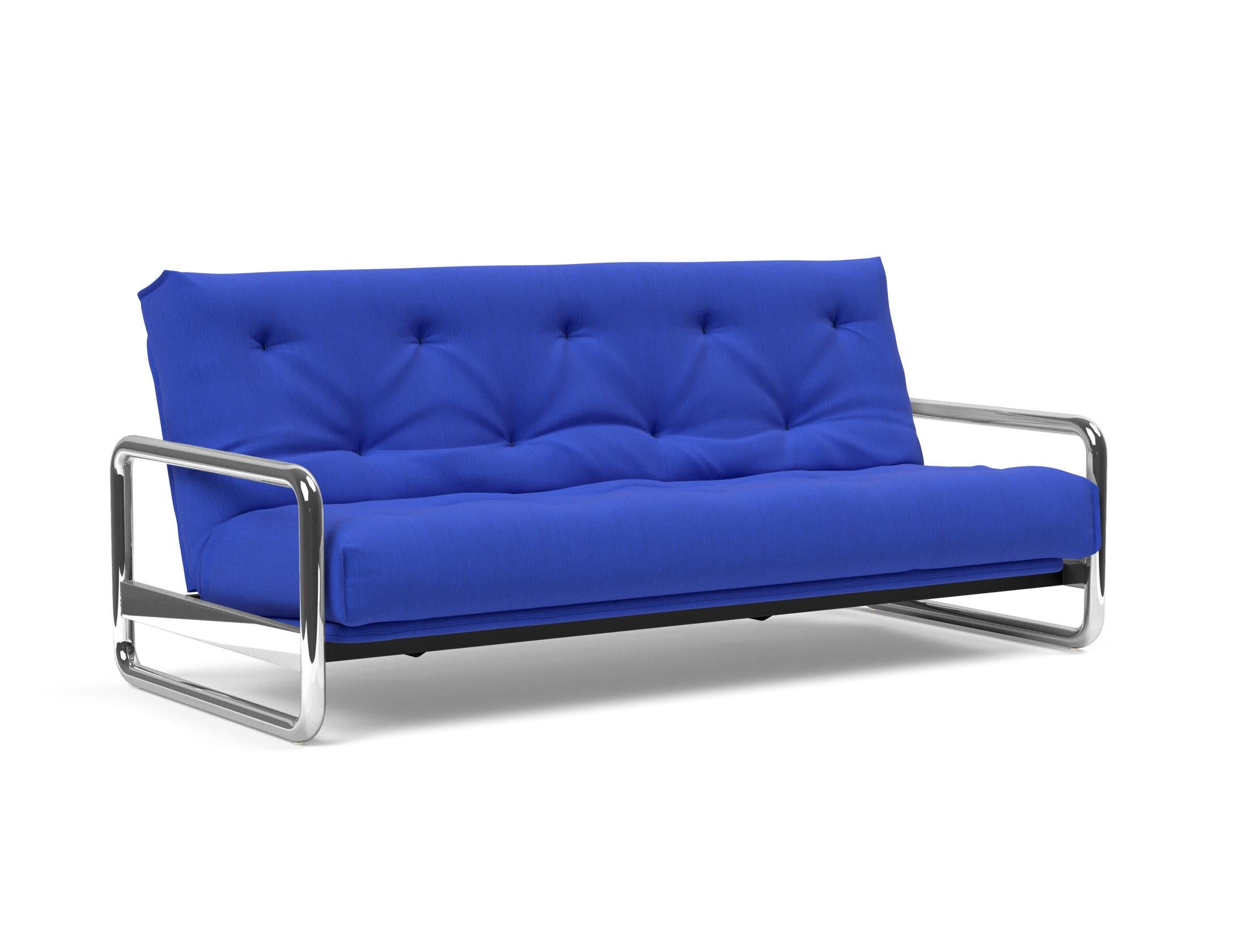 Erleben Sie das Lomira Schlafsofa 140 Nordic: stilvolles Industriedesign, bequeme Soft Spring-Matratze und robuste Bauweise für Ihr Zuhause.