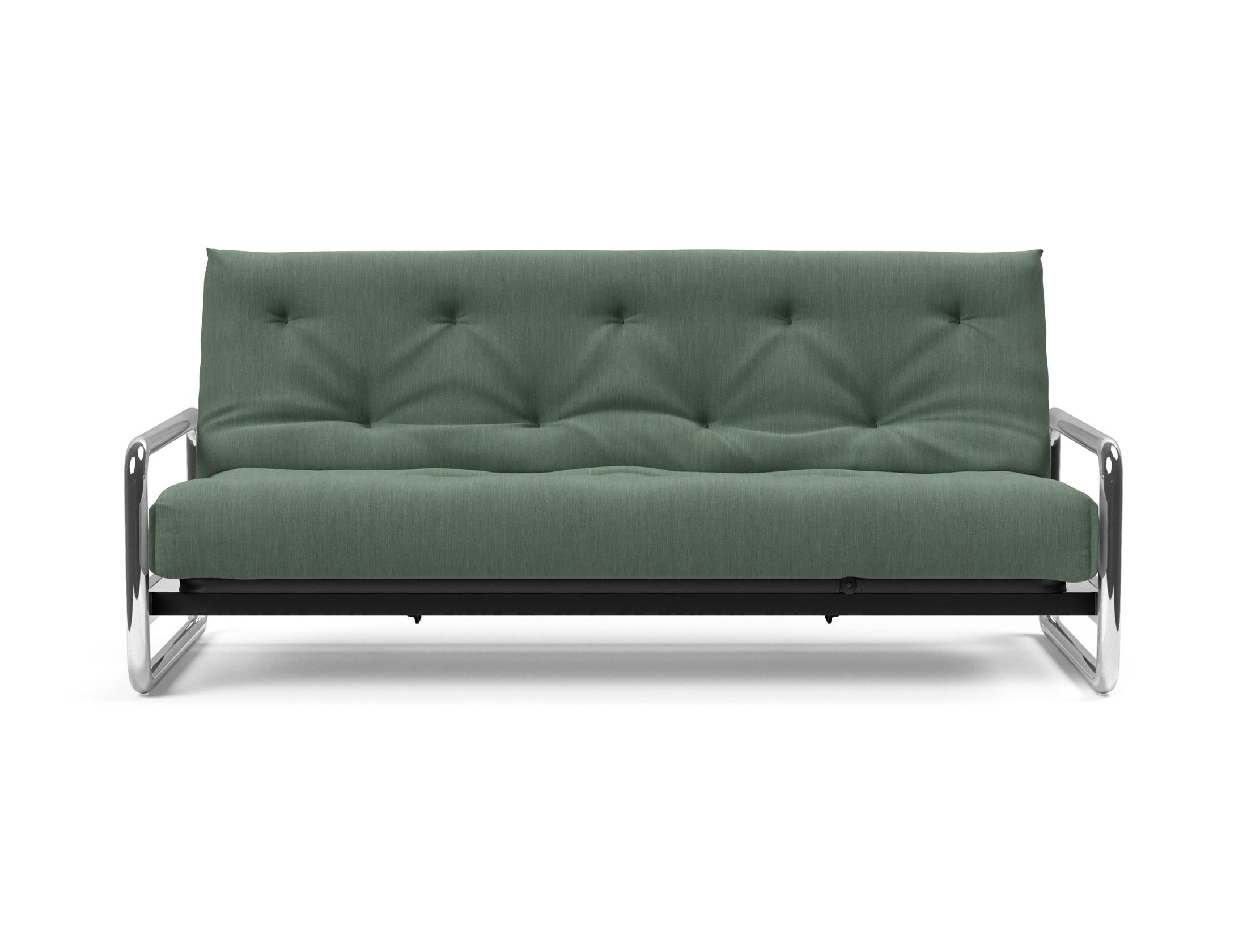 Entdecken Sie das Lomira Schlafsofa 140 Nordic Soft Spring von Innovation Living – stilvolles Design trifft auf hervorragende Schlafqualität.