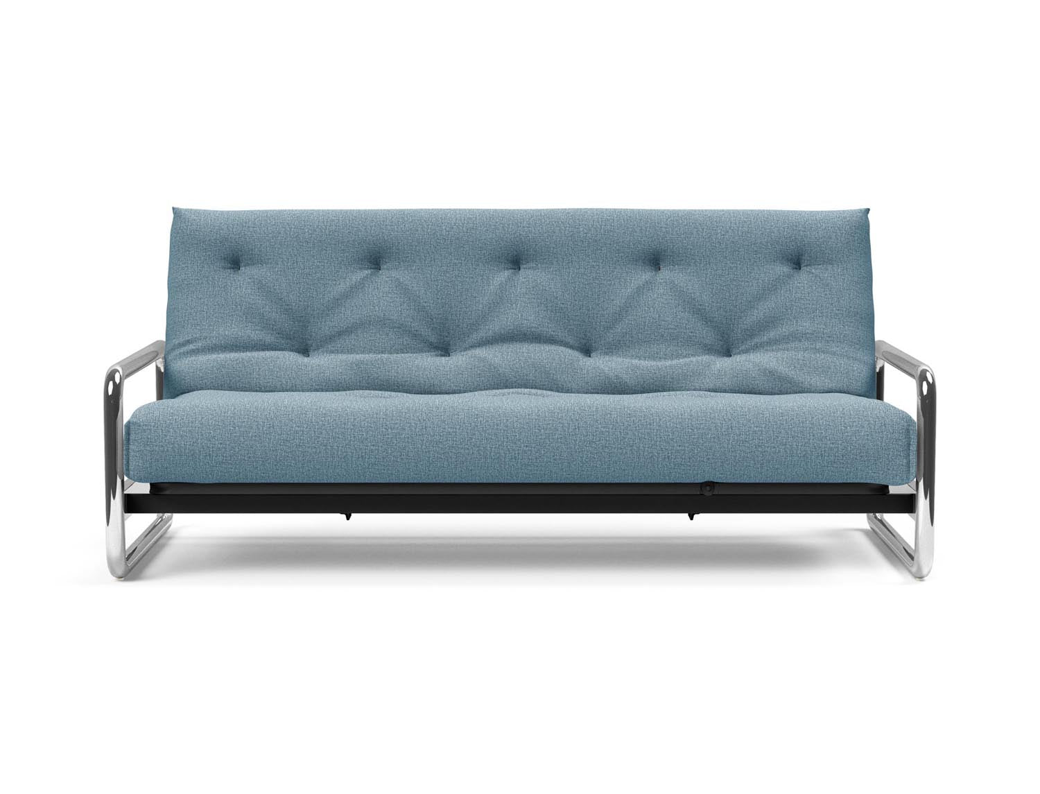 Entdecken Sie das Lomira Schlafsofa 140 Nordic Soft Spring von Innovation Living – stilvolles Design trifft auf hervorragende Schlafqualität.