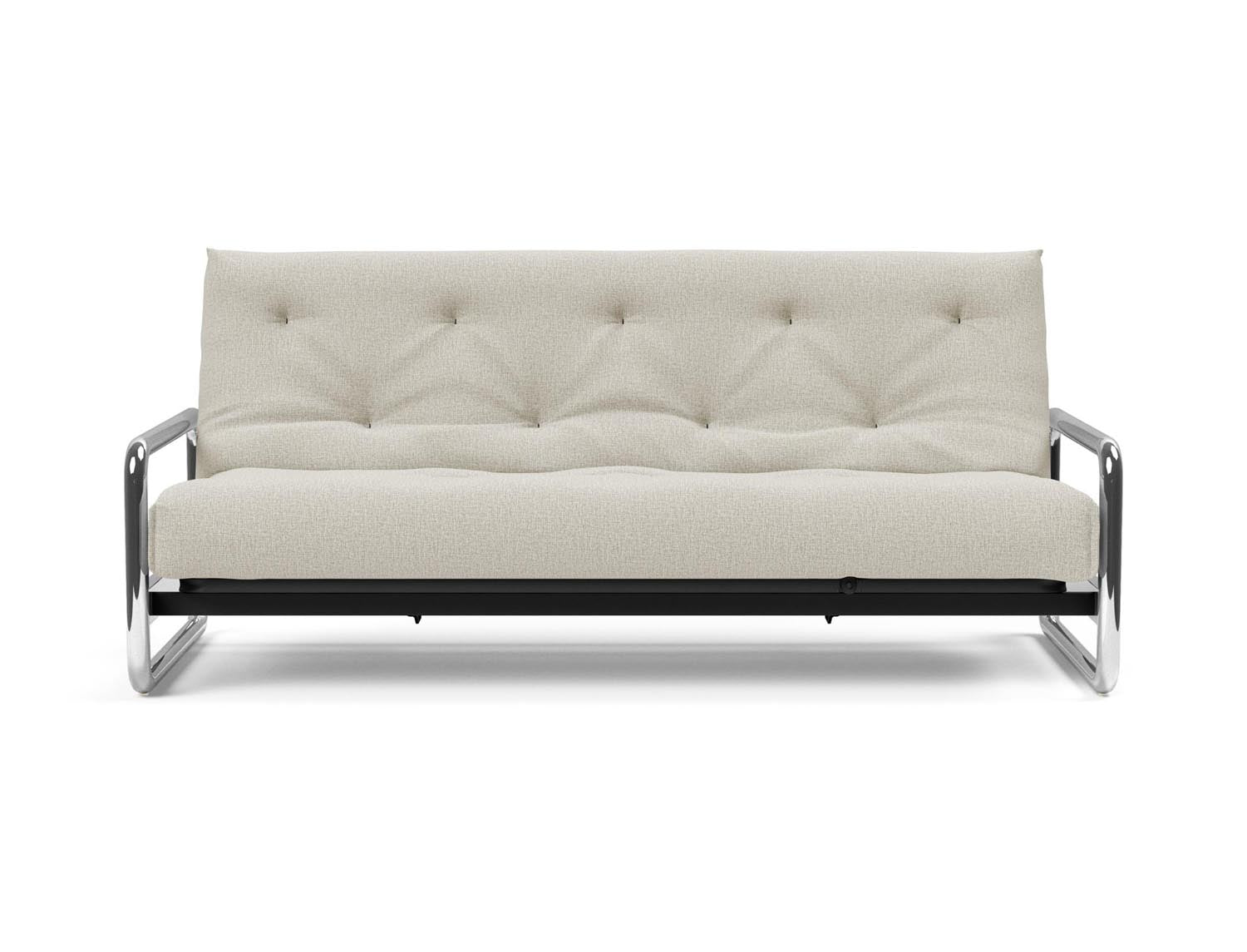 Entdecken Sie das Lomira Schlafsofa 140 Nordic Soft Spring von Innovation Living – stilvolles Design trifft auf höchsten Schlafkomfort für Ihr Zuhause.