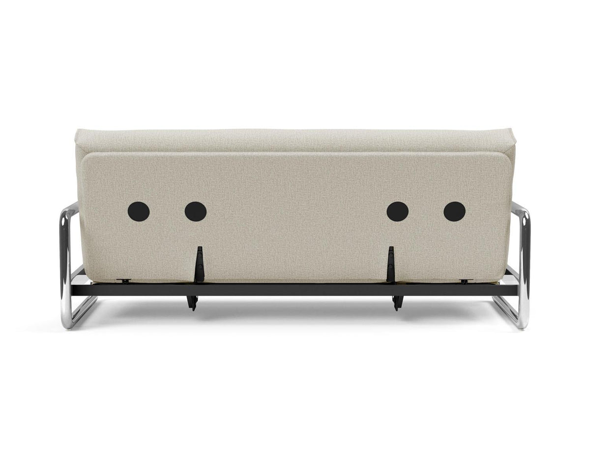 Lomira Schlafsofa 140 Nordic mit Gestellbezug Soft Spring in 527 Mixed Dance Natural präsentiert im Onlineshop von KAQTU Design AG. Bettsofa ist von Innovation Living