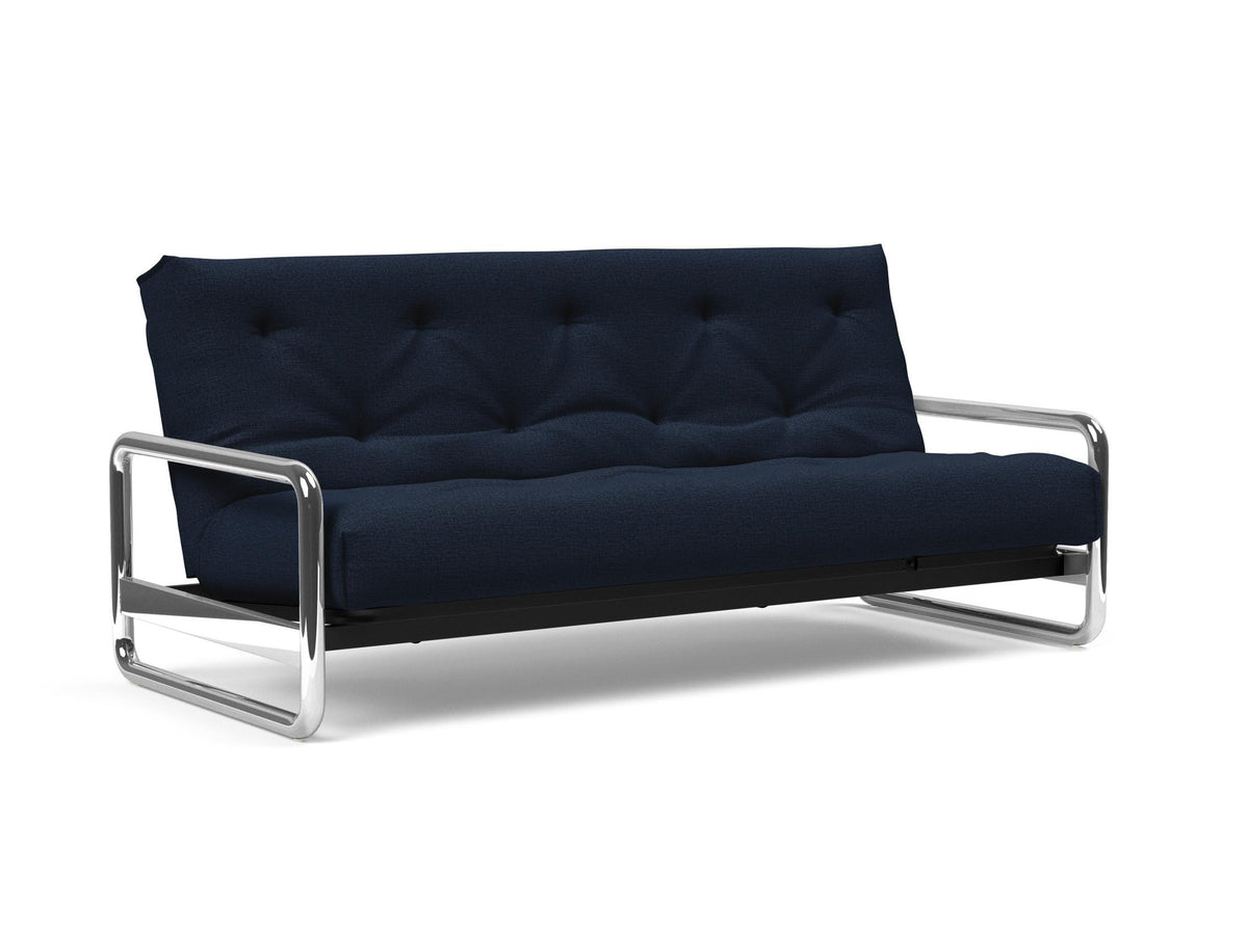 Lomira Schlafsofa 140 Nordic Soft Spring in 528 Mixed Dance Blue präsentiert im Onlineshop von KAQTU Design AG. Bettsofa ist von Innovation Living