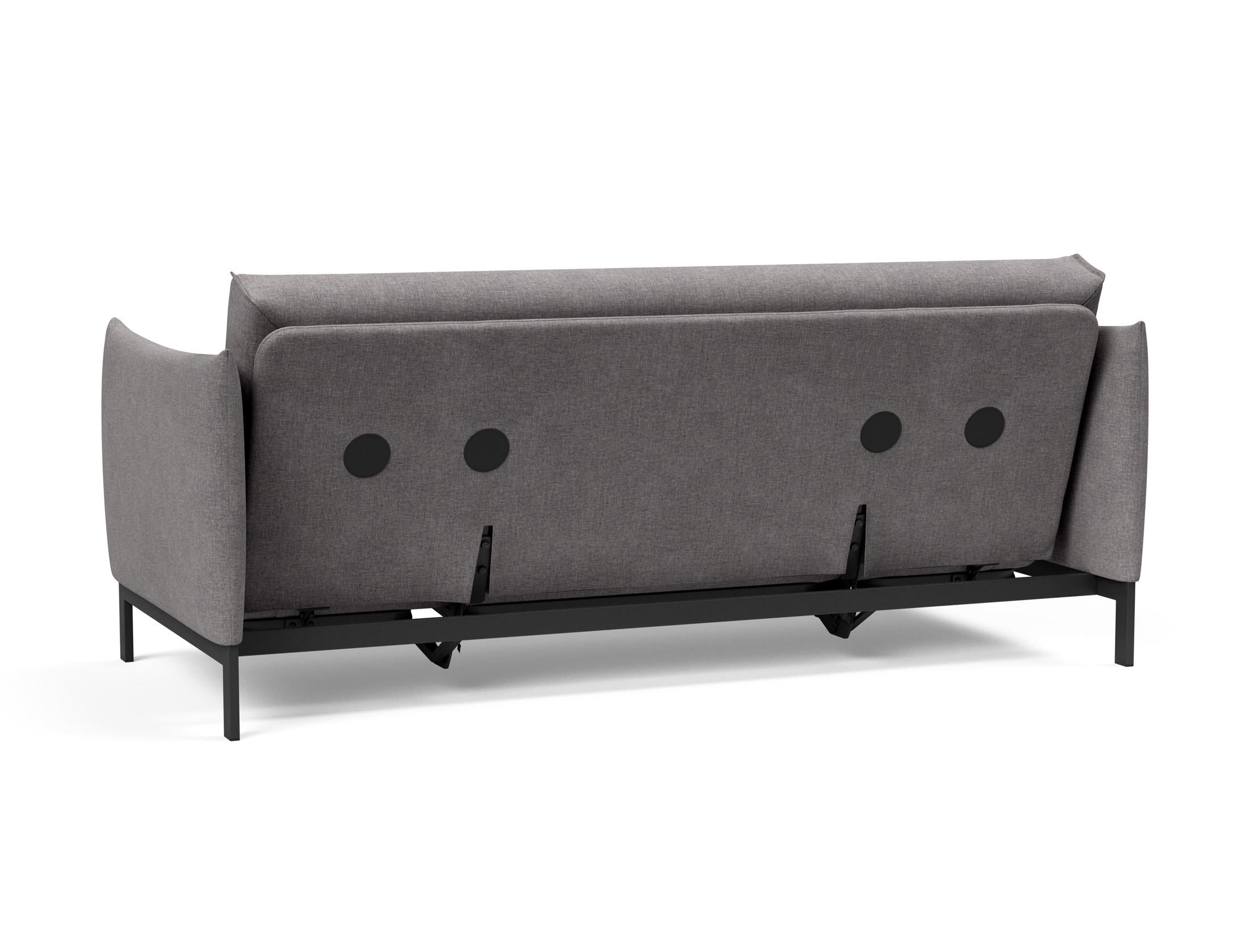 Entdecken Sie das Junus 140 Bettsofa Nordic Cover von Innovation Living – stilvolles Design trifft auf vielseitige Funktionalität und höchsten Schlafkomfort.