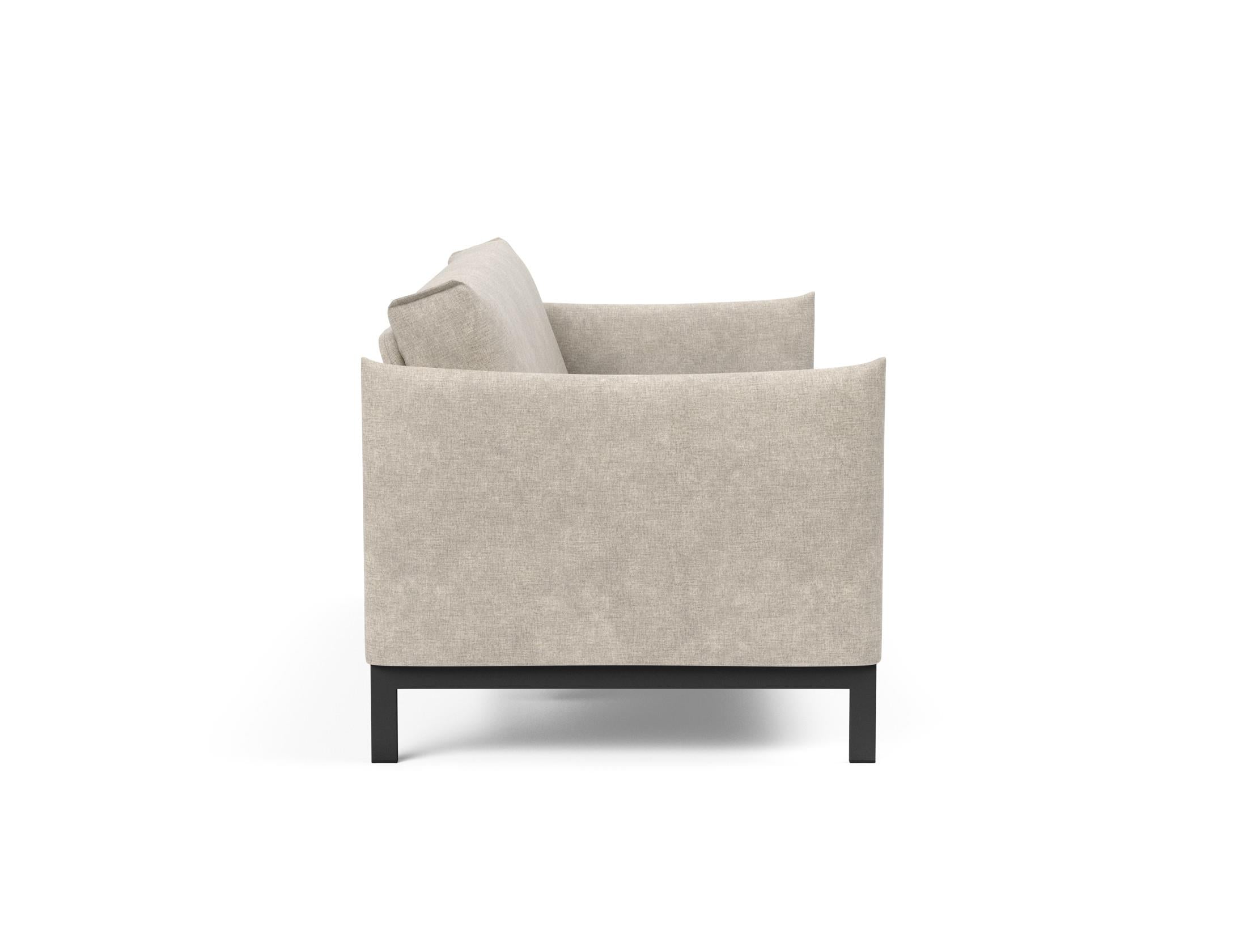 Entdecken Sie das Junus 140 Bettsofa mit Nordic Cover von Innovation Living – stilvolles Design trifft auf hohen Schlafkomfort für Ihr Zuhause.